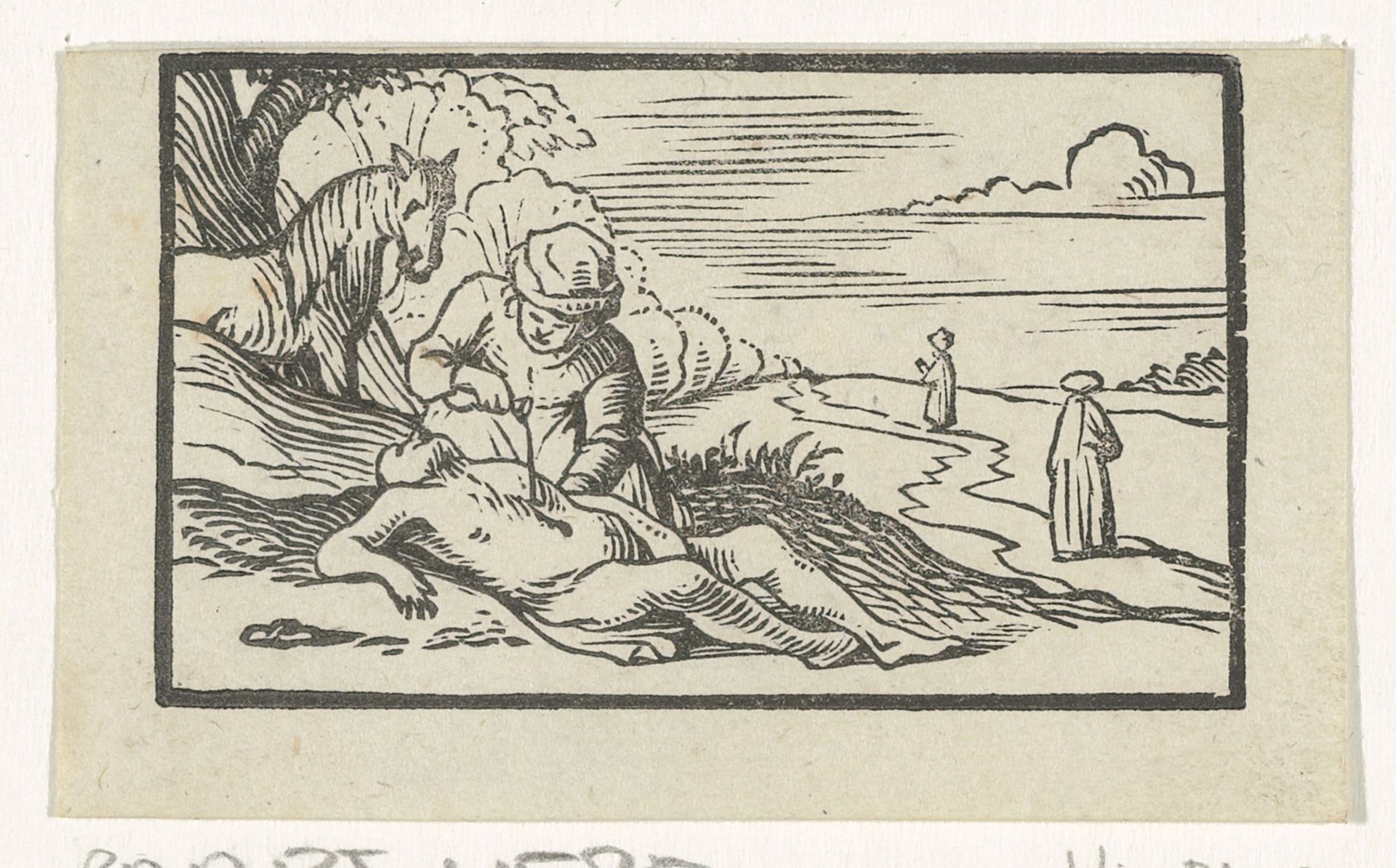 Gelijkenis van de barmhartige Samaritaan by Dirck de Bray