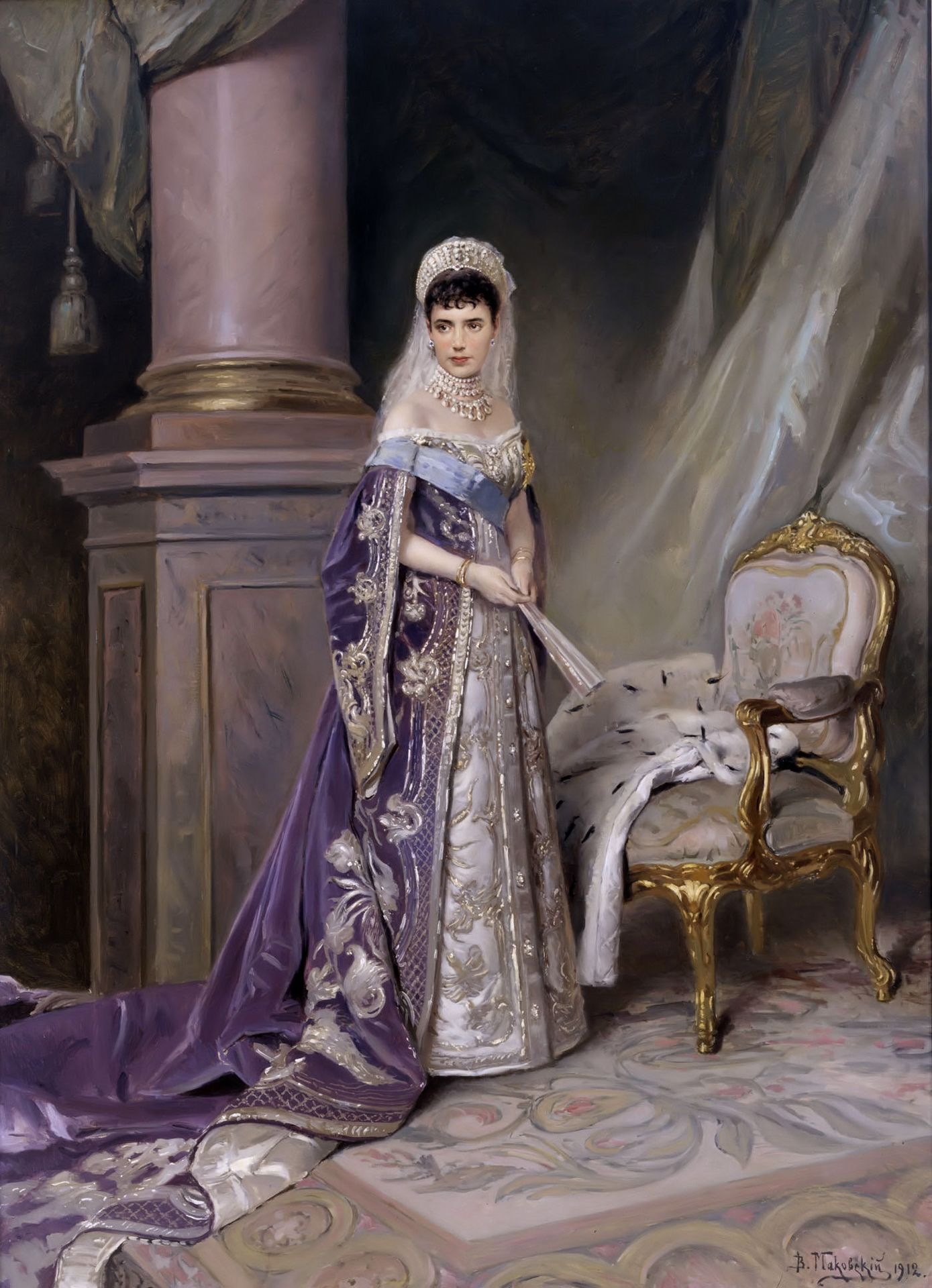 Empress Maria Feodorovna by Vladimir Makovsky