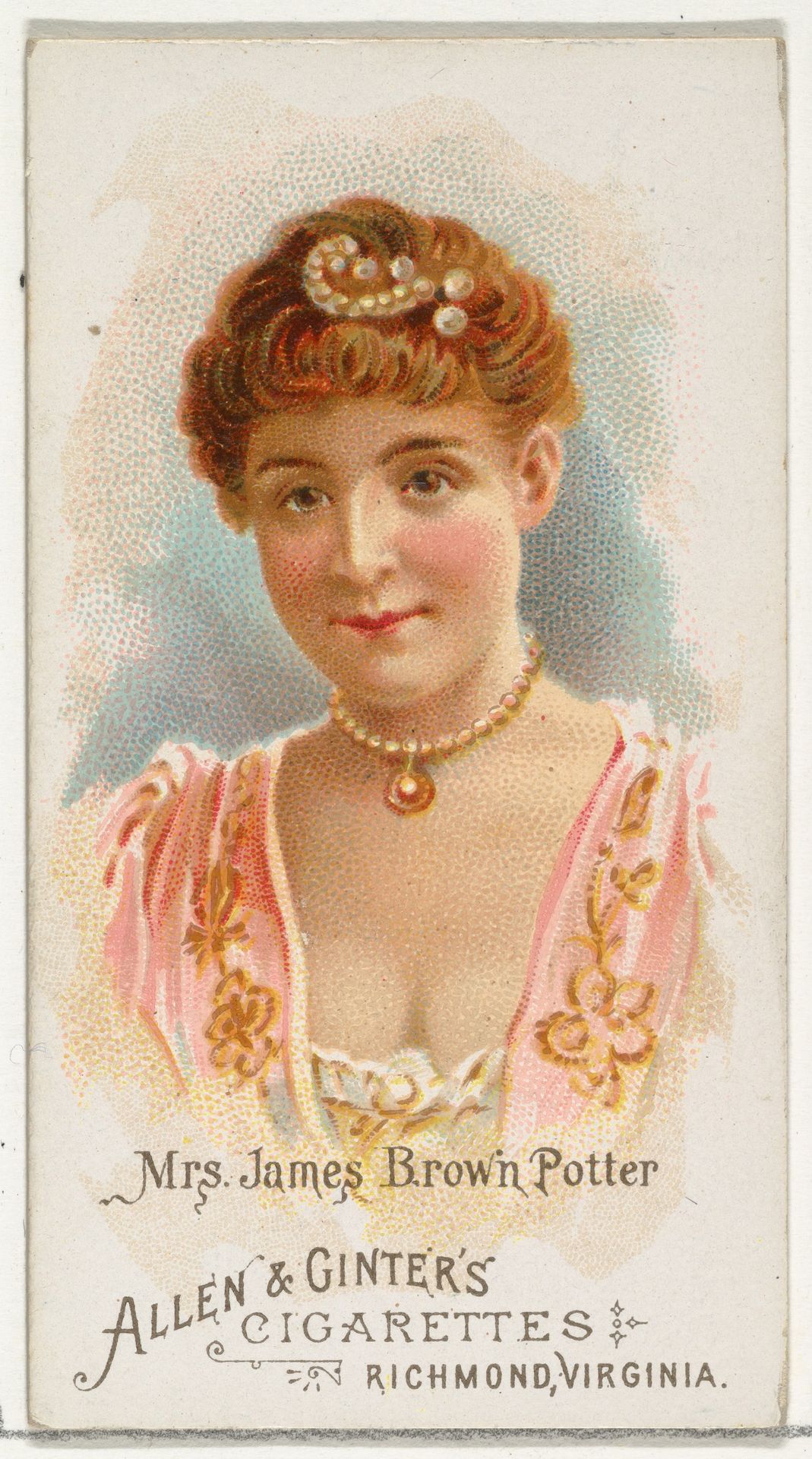 Mrs. James Brown Potter, from World's Beauties, Series 1 (N26) for Allen & Ginter Cigarettes by Allen & Ginter