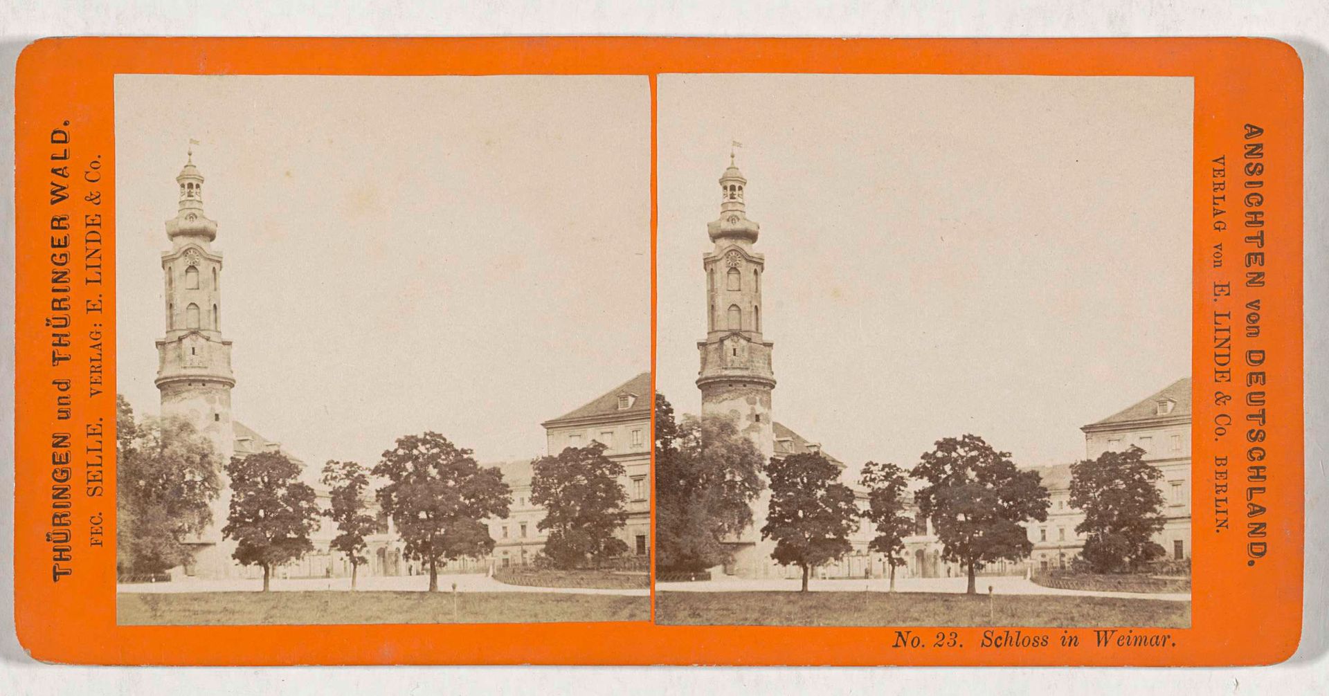 Stadsslot in Weimar by Hermann Selle