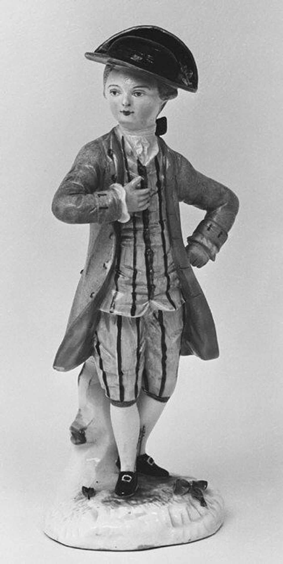Boy (one of a pair) by Fulda Pottery and Porcelain Manufactory