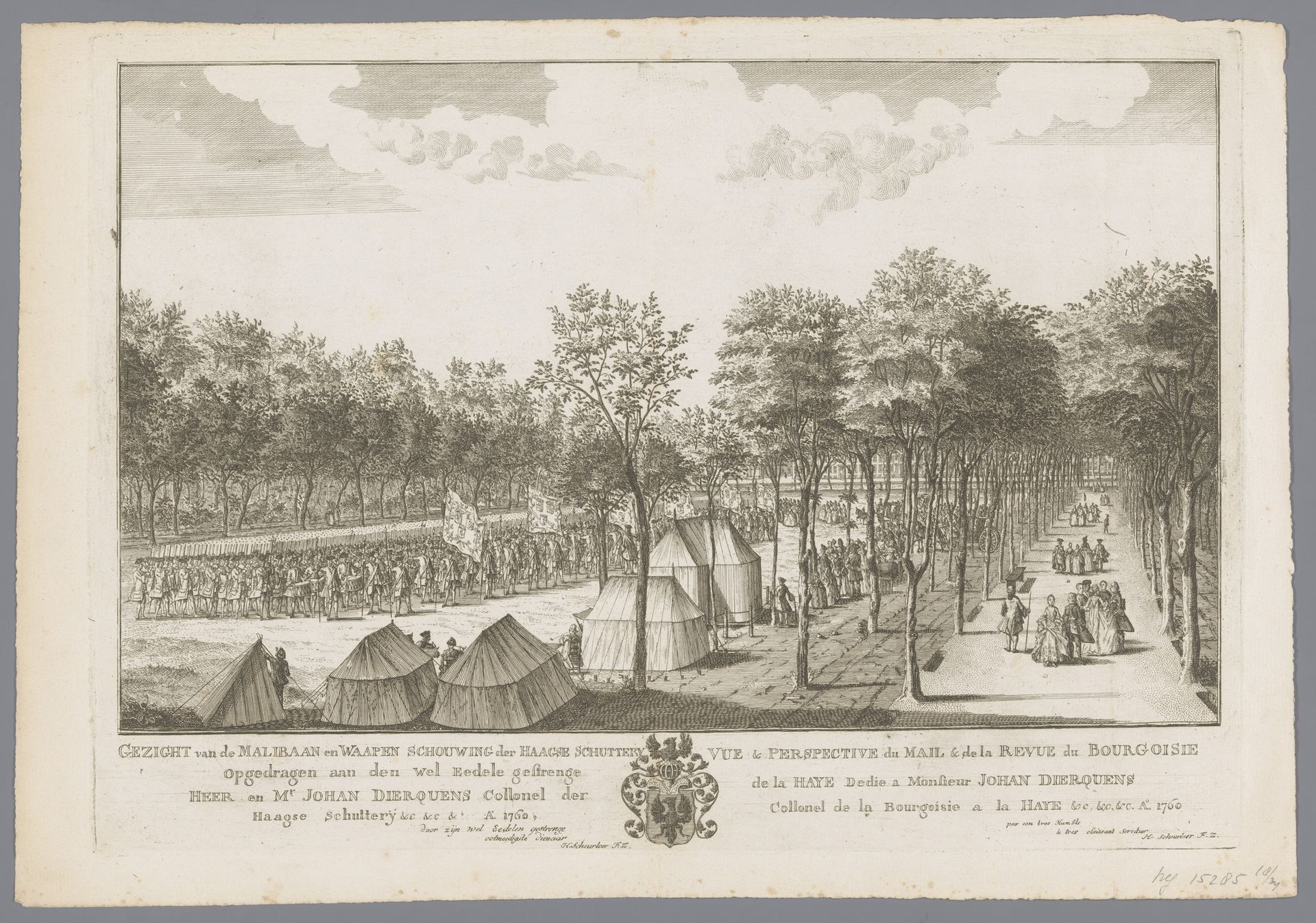 Gezicht op de Maliebaan in Den Haag by Iven Besoet