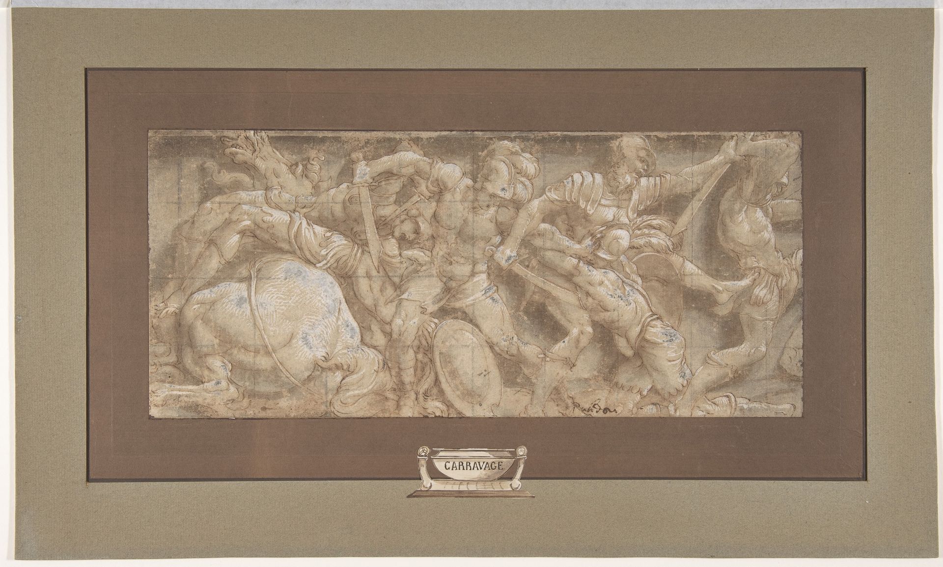 Battle Scene by Lelio Orsi (called Lelio da Novellara)