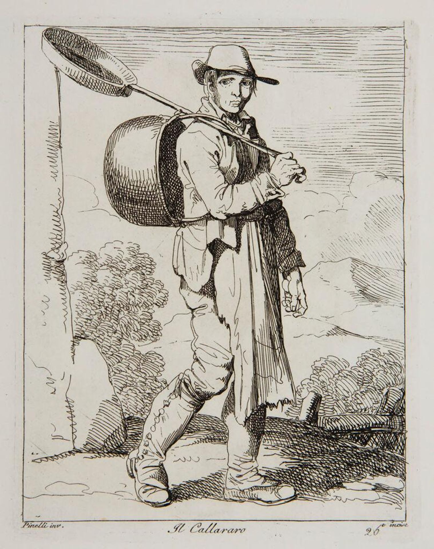The Tramp by Bartolomeo Pinelli