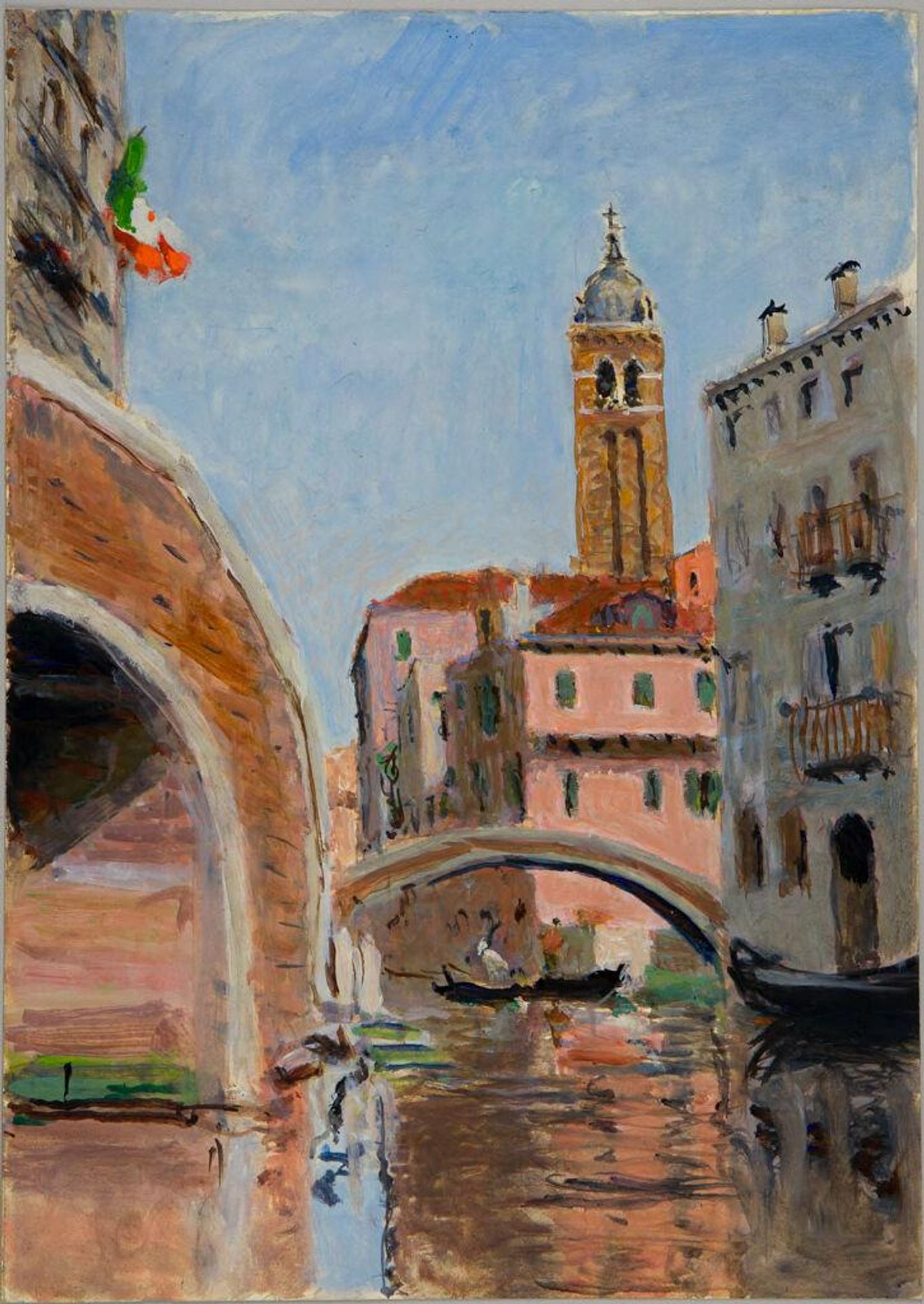Canal Scene by Denman Waldo Ross