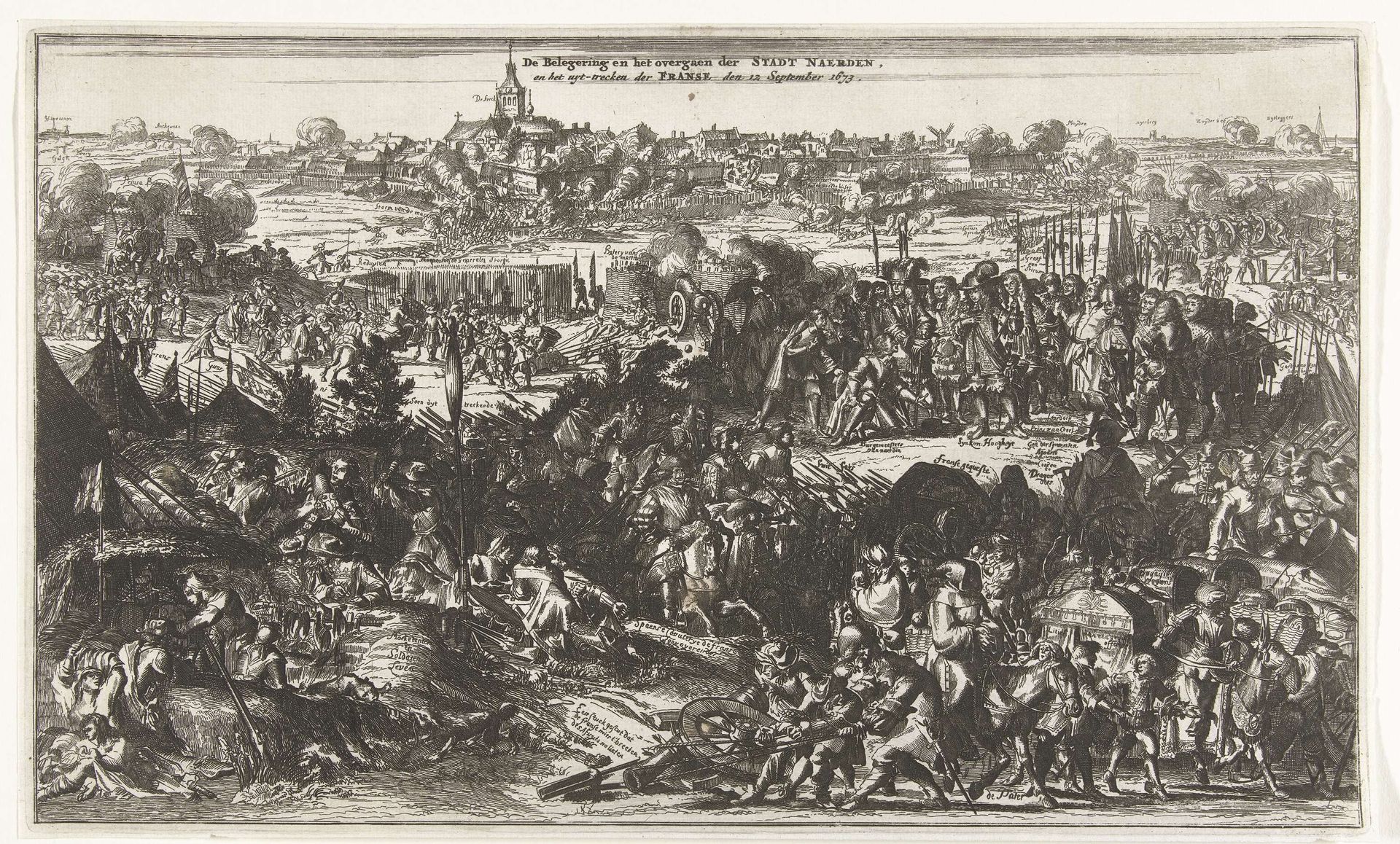 Belegering en verovering van Naarden door de prins van Oranje, 1673 by Anonymous