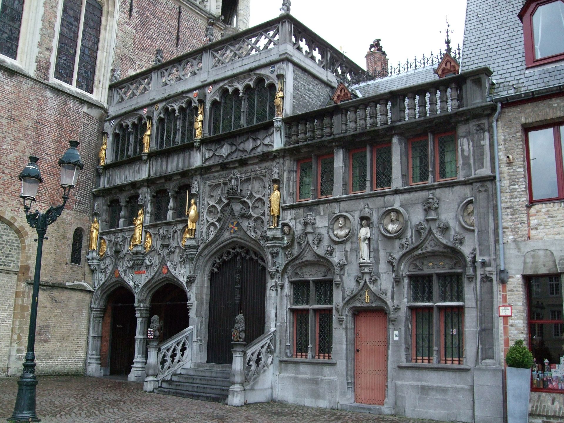 Basilica of the Holy Blood, Bruges, Belgium by Romanesque Architecture
