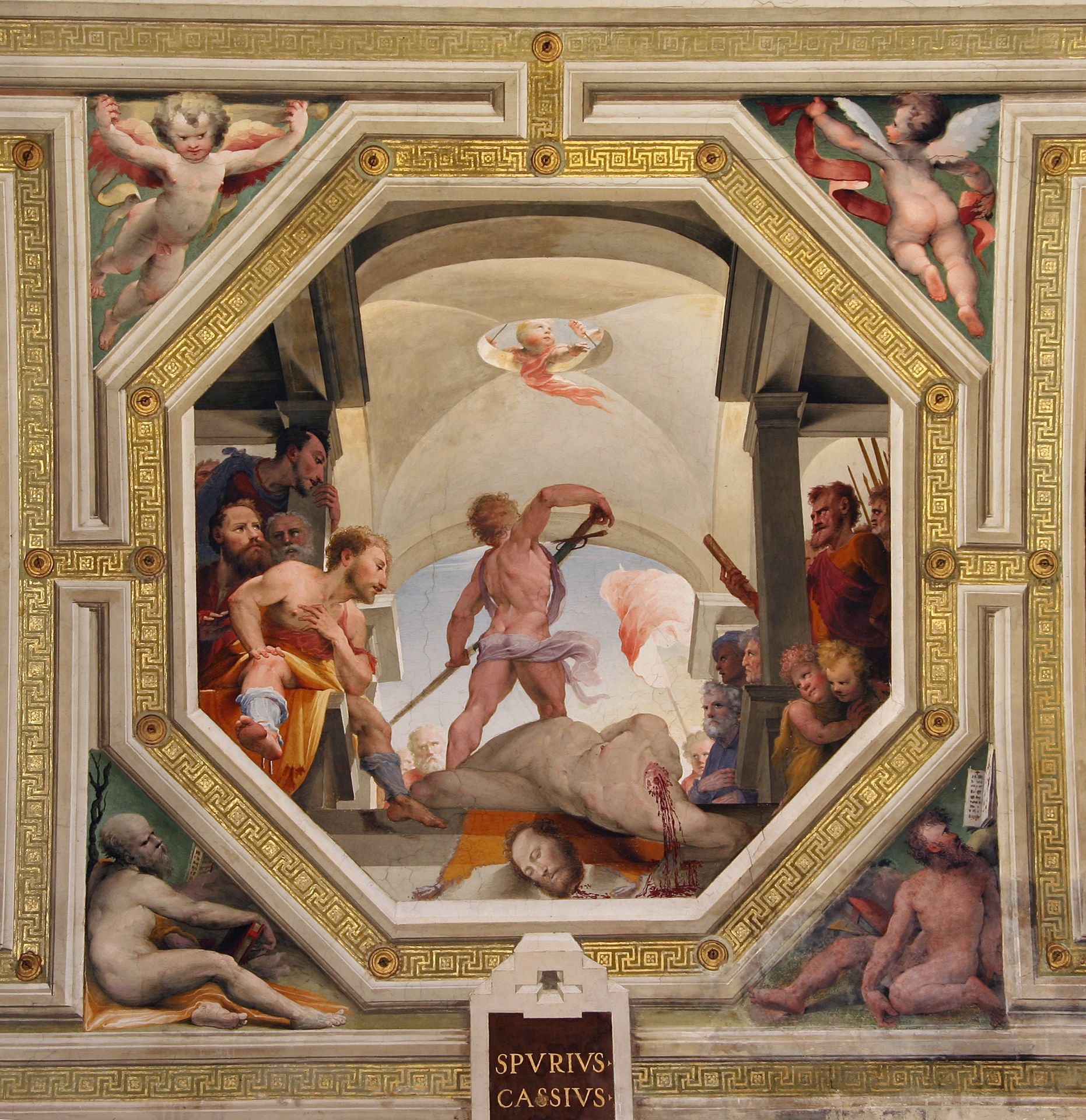 Scene of Roman Justice by Domenico Beccafumi