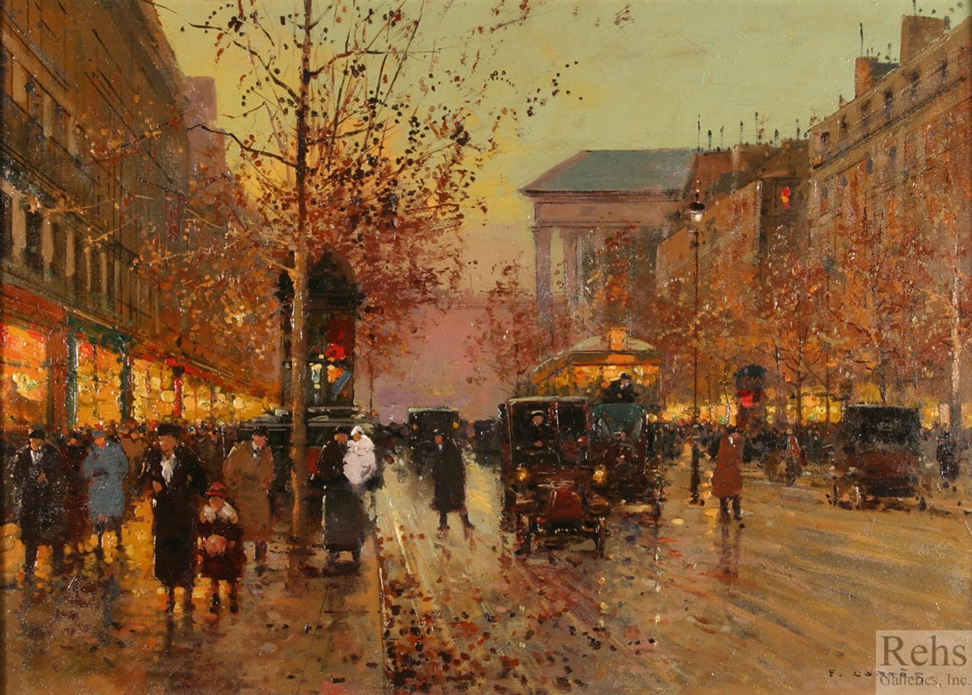 Boulevard de la Madeleine by Edouard Cortes