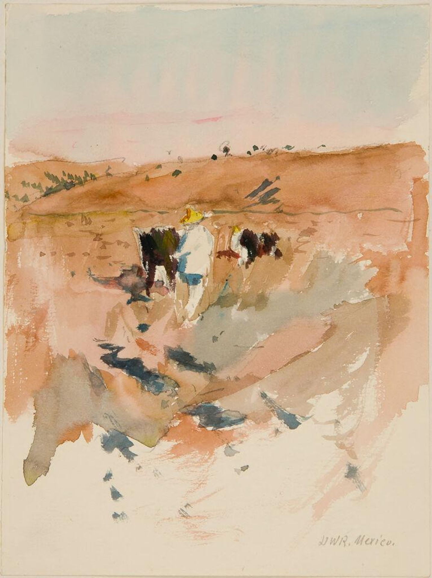 Plowing, Mexico by Denman Waldo Ross