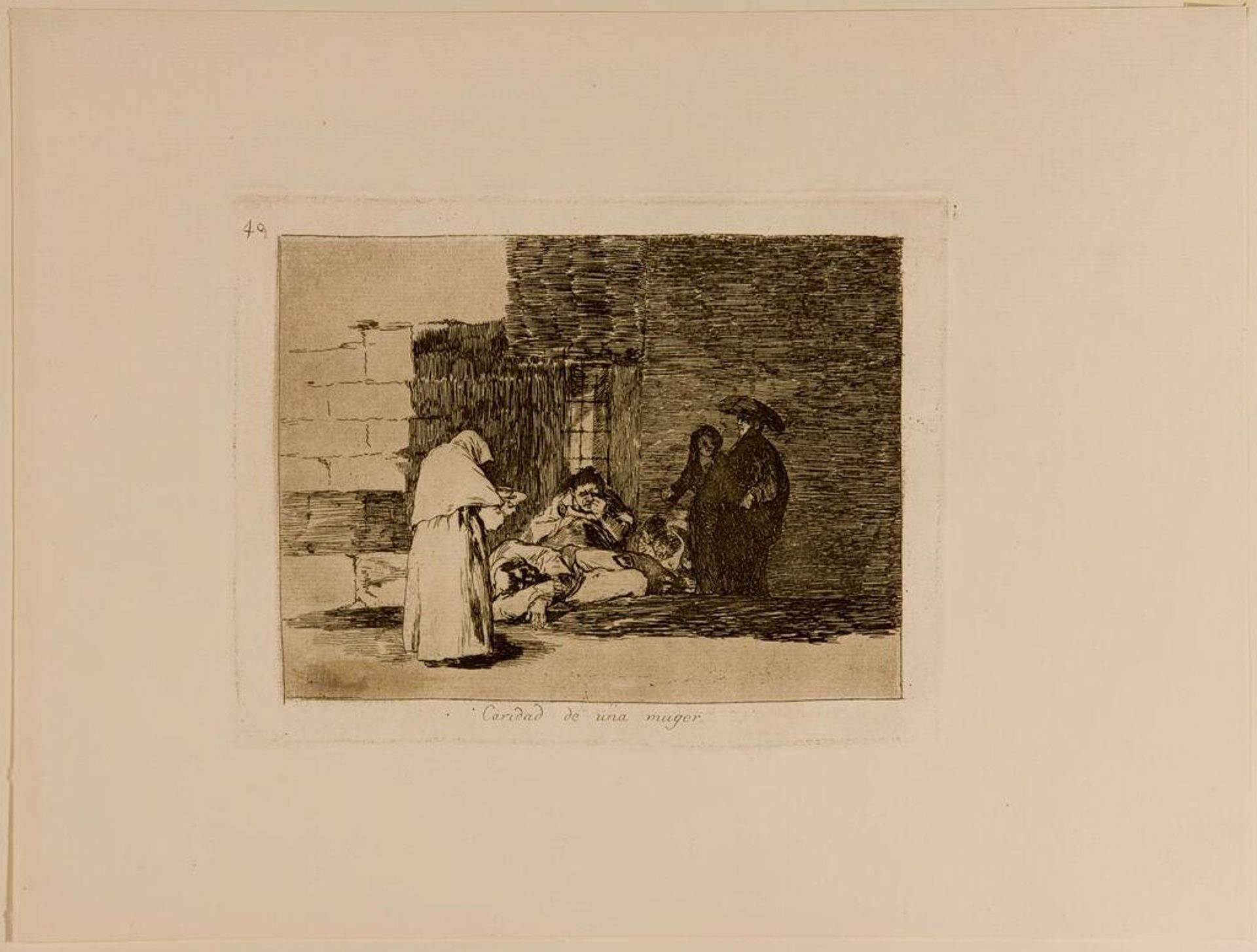 The Charity of a Woman by Francisco JosÃ© de Goya y Lucientes