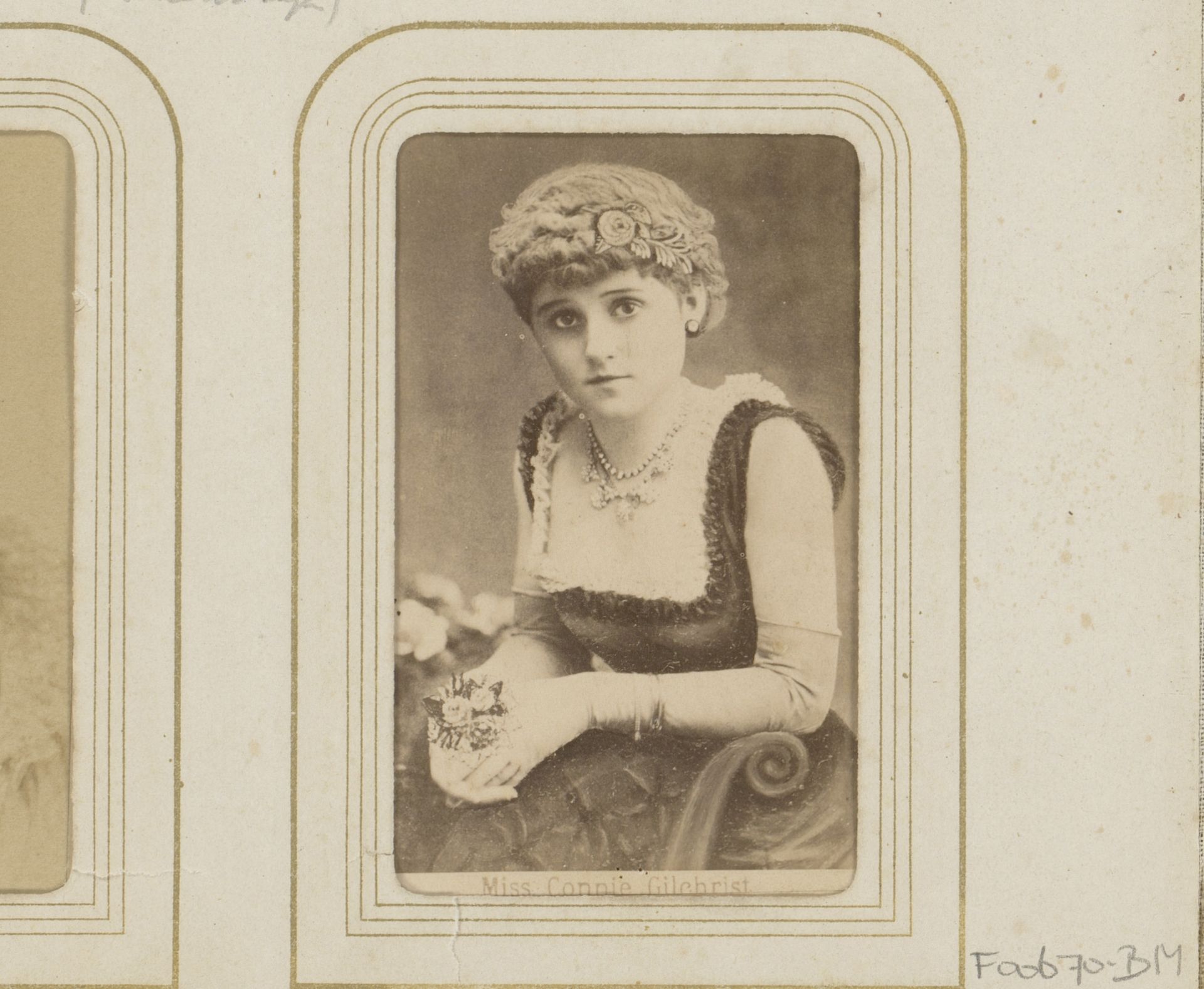 Portret van Connie Gilchrist by Anonymous