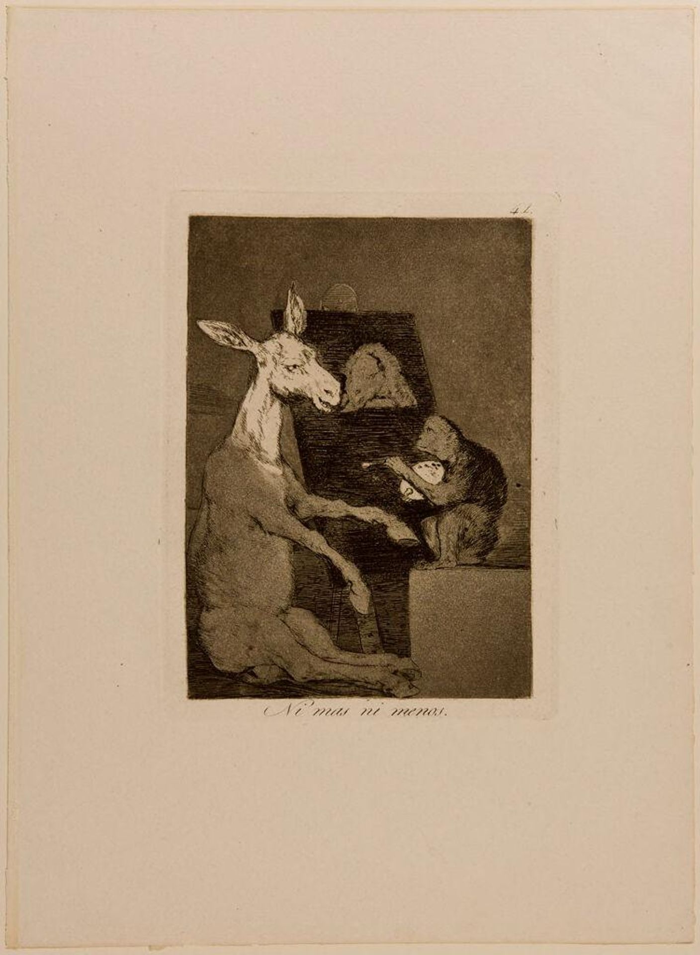 Neither More Nor Less by Francisco JosÃ© de Goya y Lucientes
