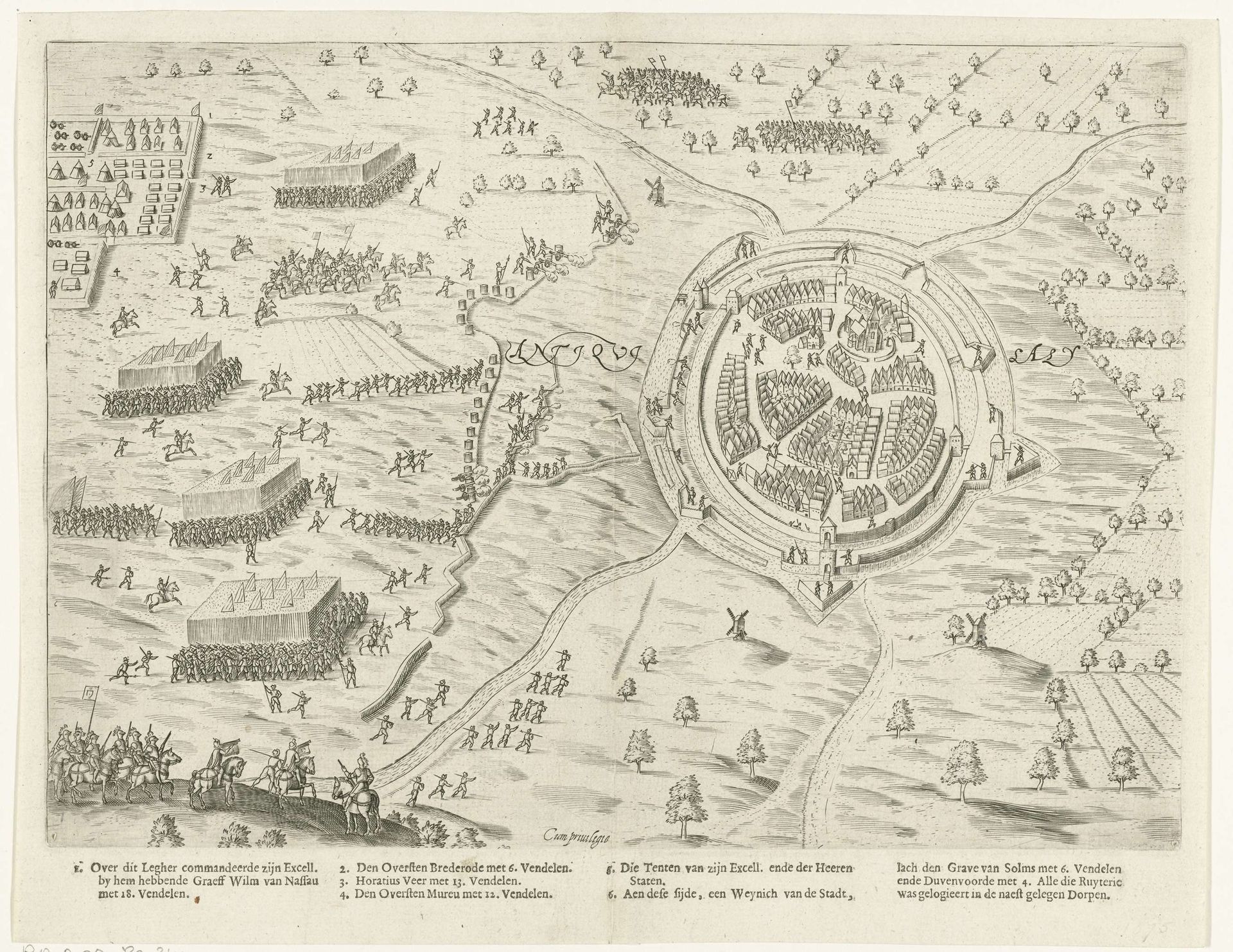 Verovering van Oldenzaal, 1597 by Pieter Bast