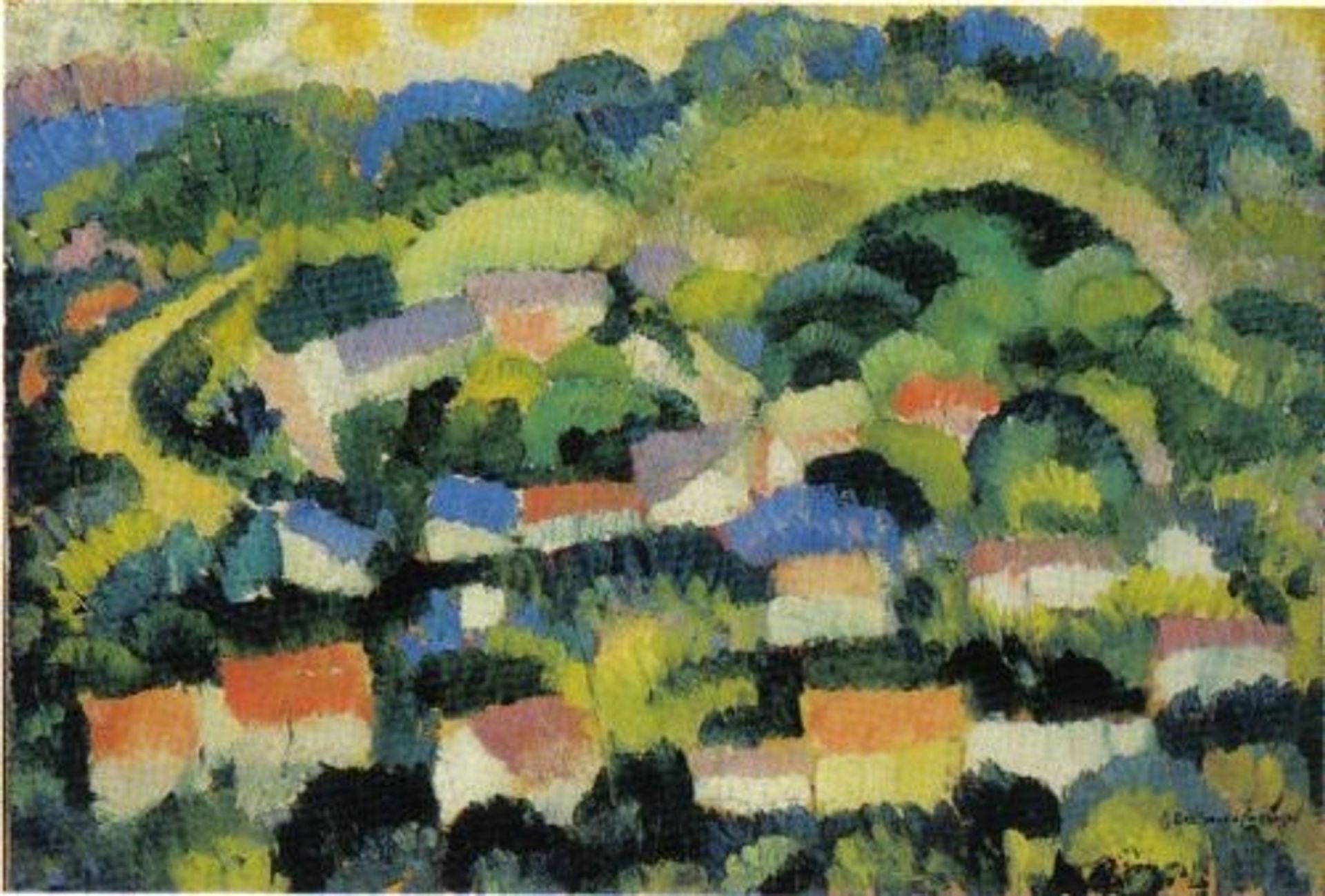Landscape by Amadeo de Souza-Cardoso
