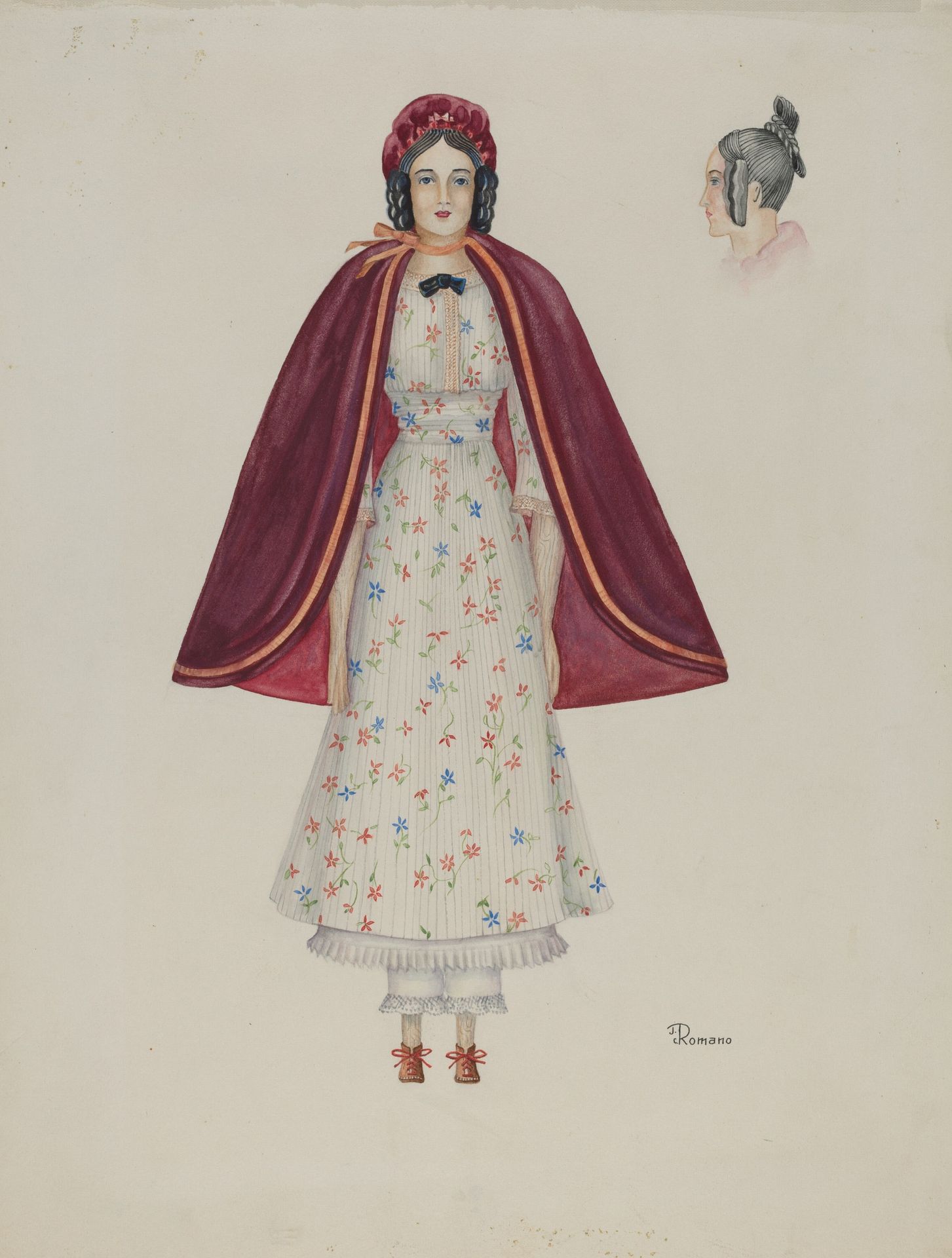 Doll - "Narcissa Savery" by Josephine C. Romano