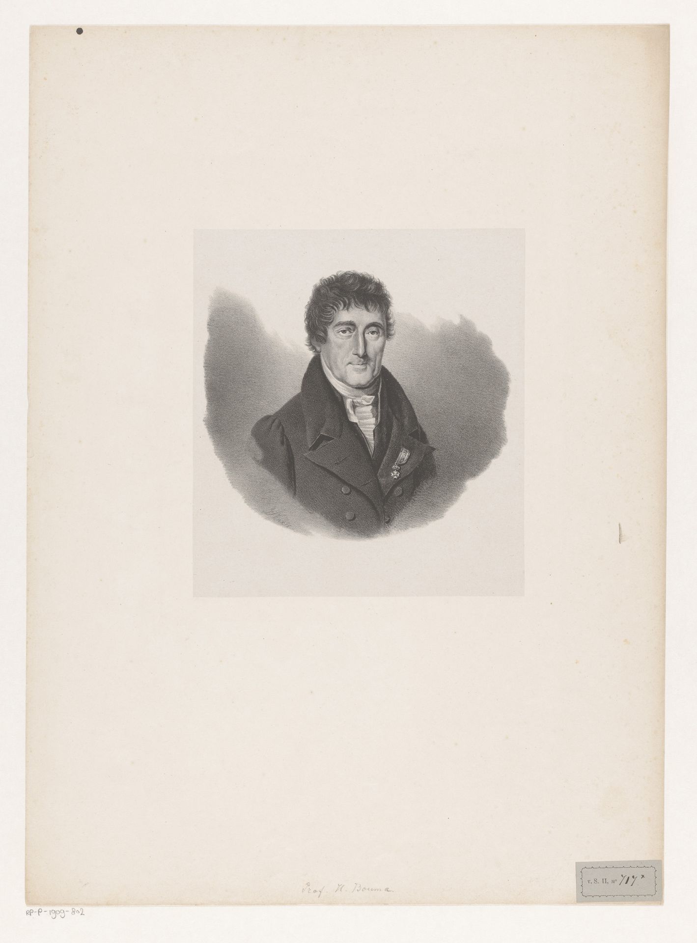 Portret van Herman Bouman by Jan Lodewijk Jonxis