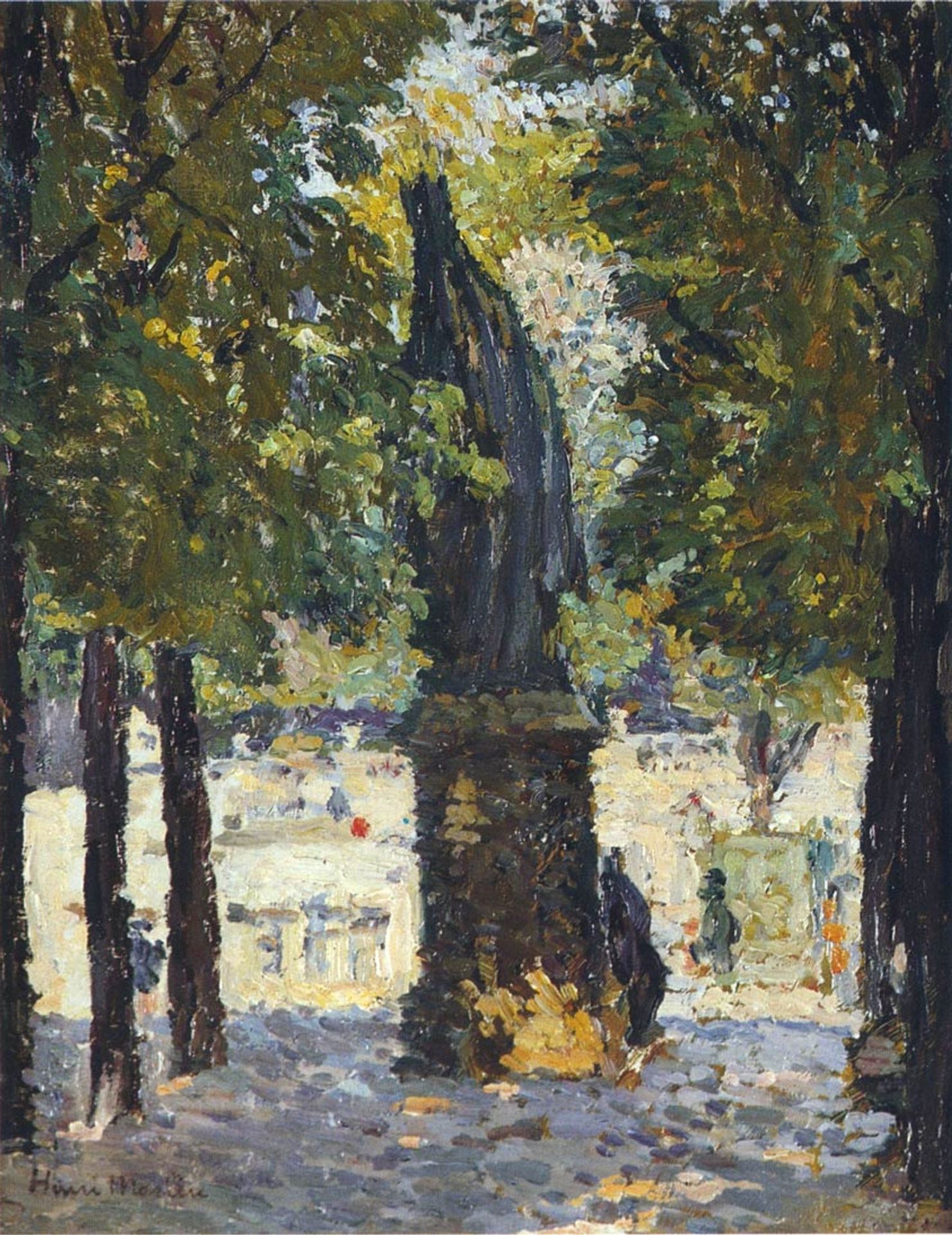 Garden of Luxembourg by Henri Martin