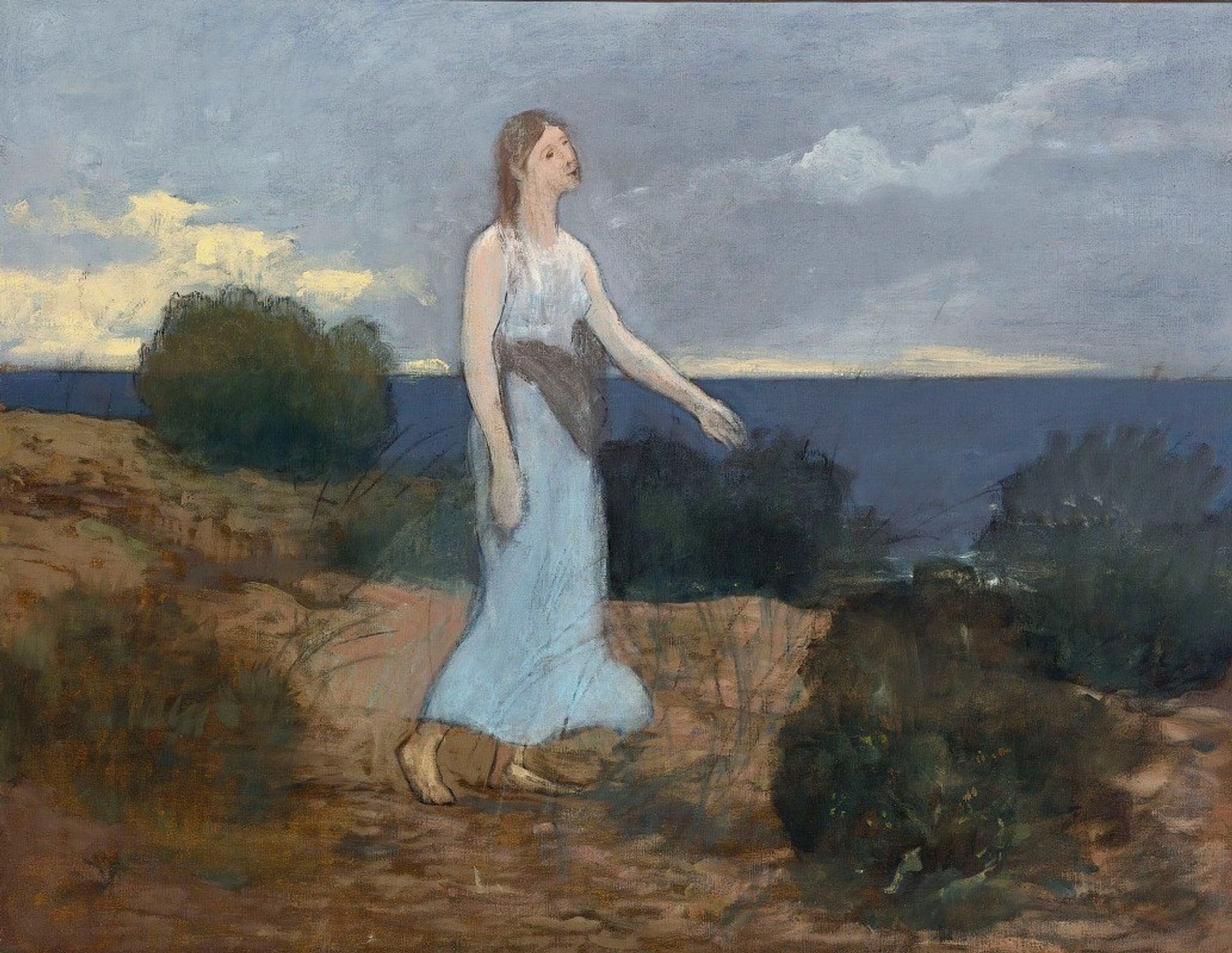La Fée Aux Grèves by Pierre Puvis de Chavannes