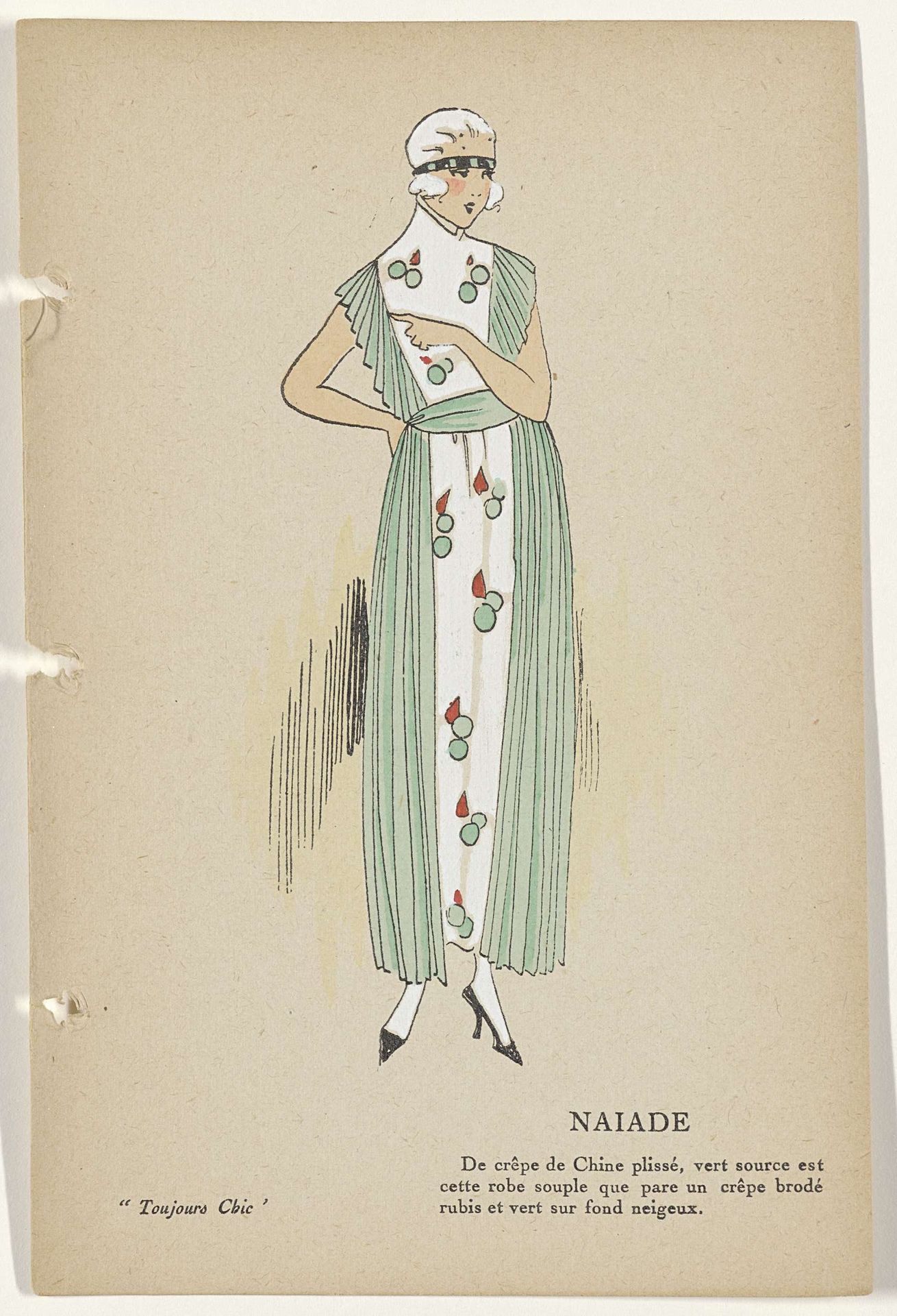 Toujours Chic Les Robes, Hiver 1921-1922: Naiade by G-P. Joumard