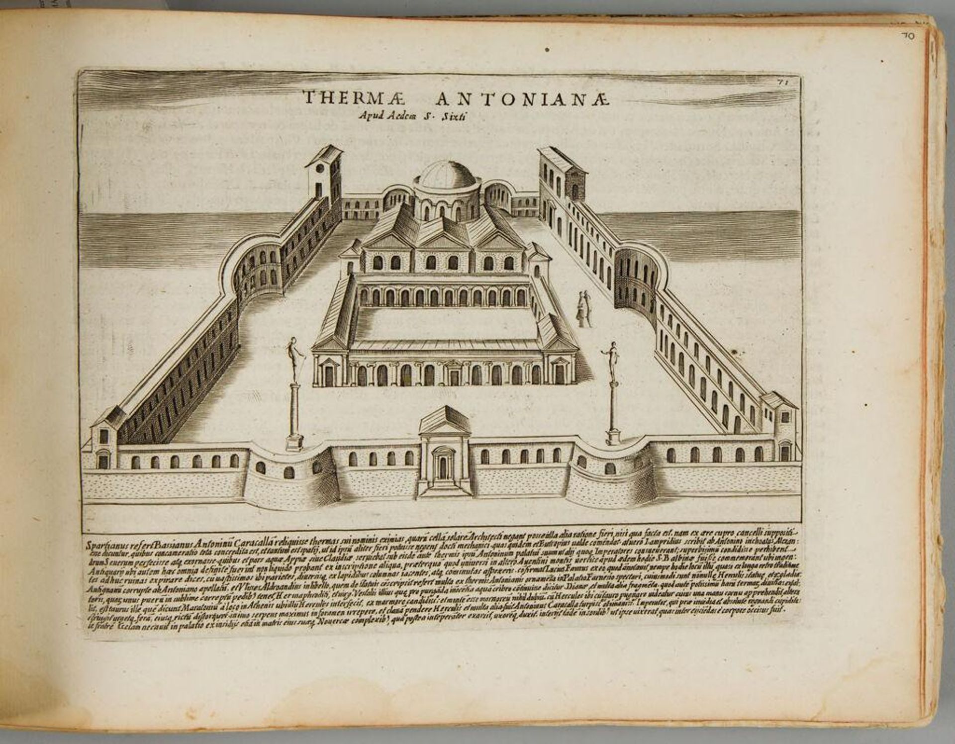 Baths of Antoninus by Giacomo Lauro