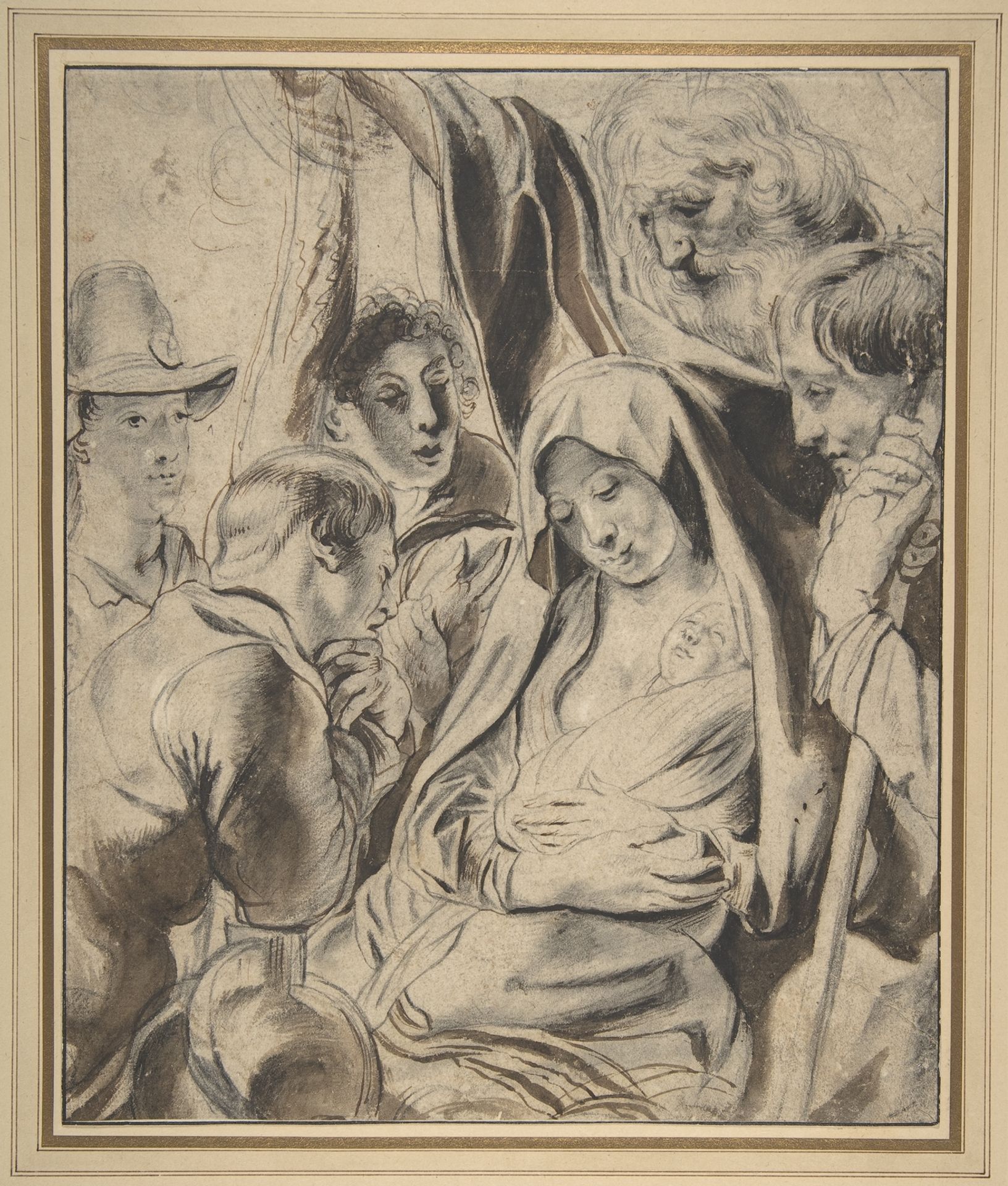 Adoration of the Shepherds by Jacob Jordaens