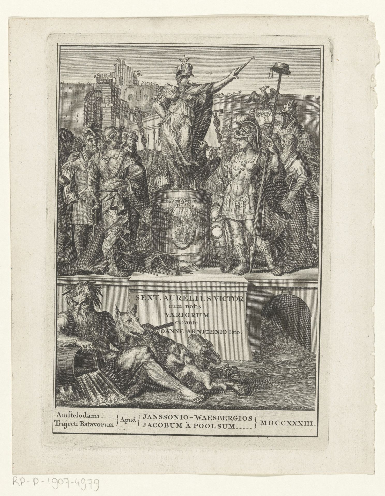 Allegorie op het Romeinse Rijk by Anonymous
