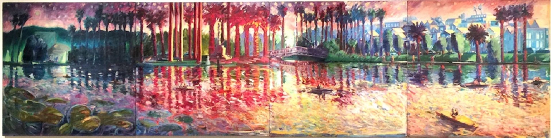 Echo Park Lake, No.1 4 by Carlos Almaraz