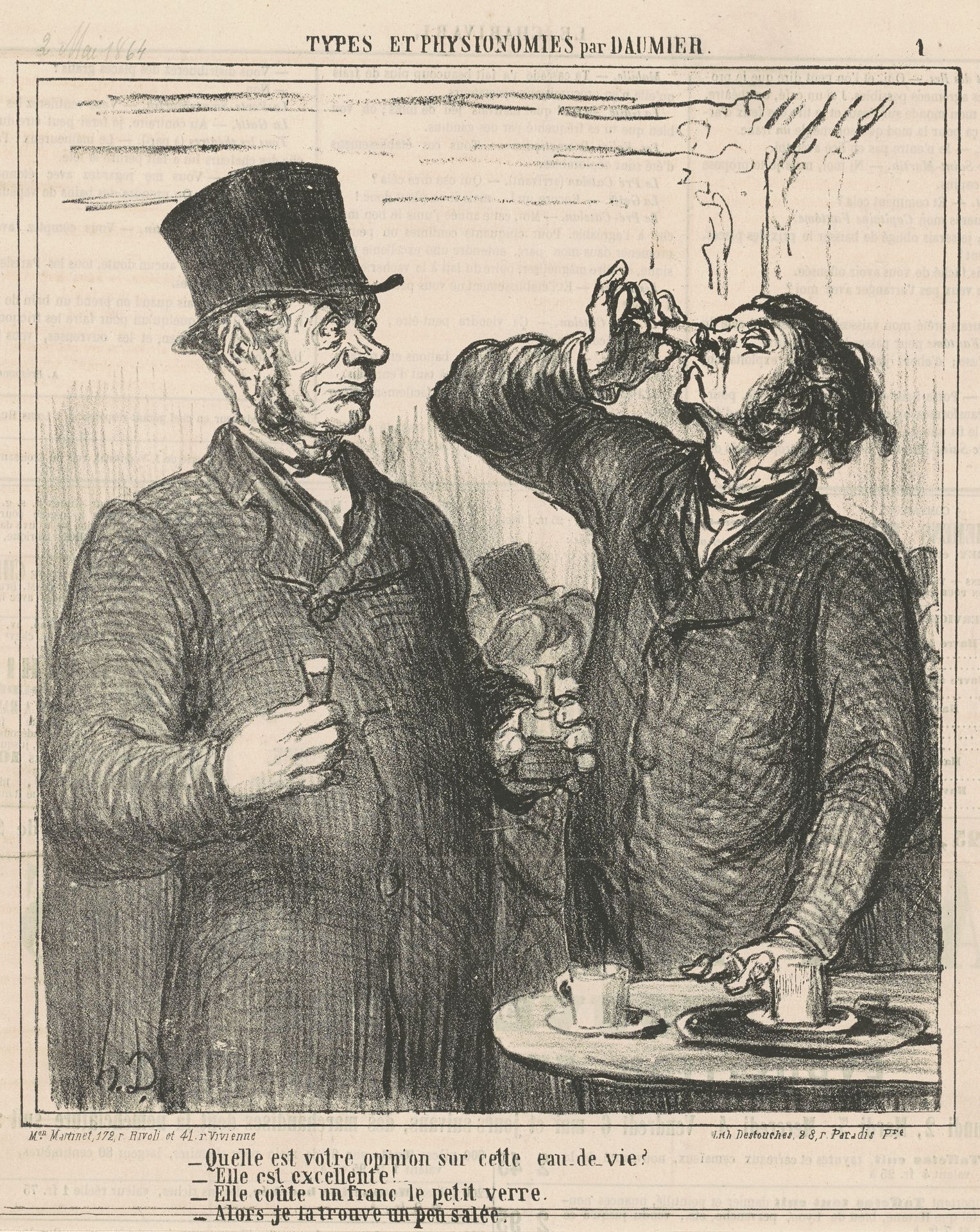 Quelle est votre opinion sur ... by Honoré Daumier