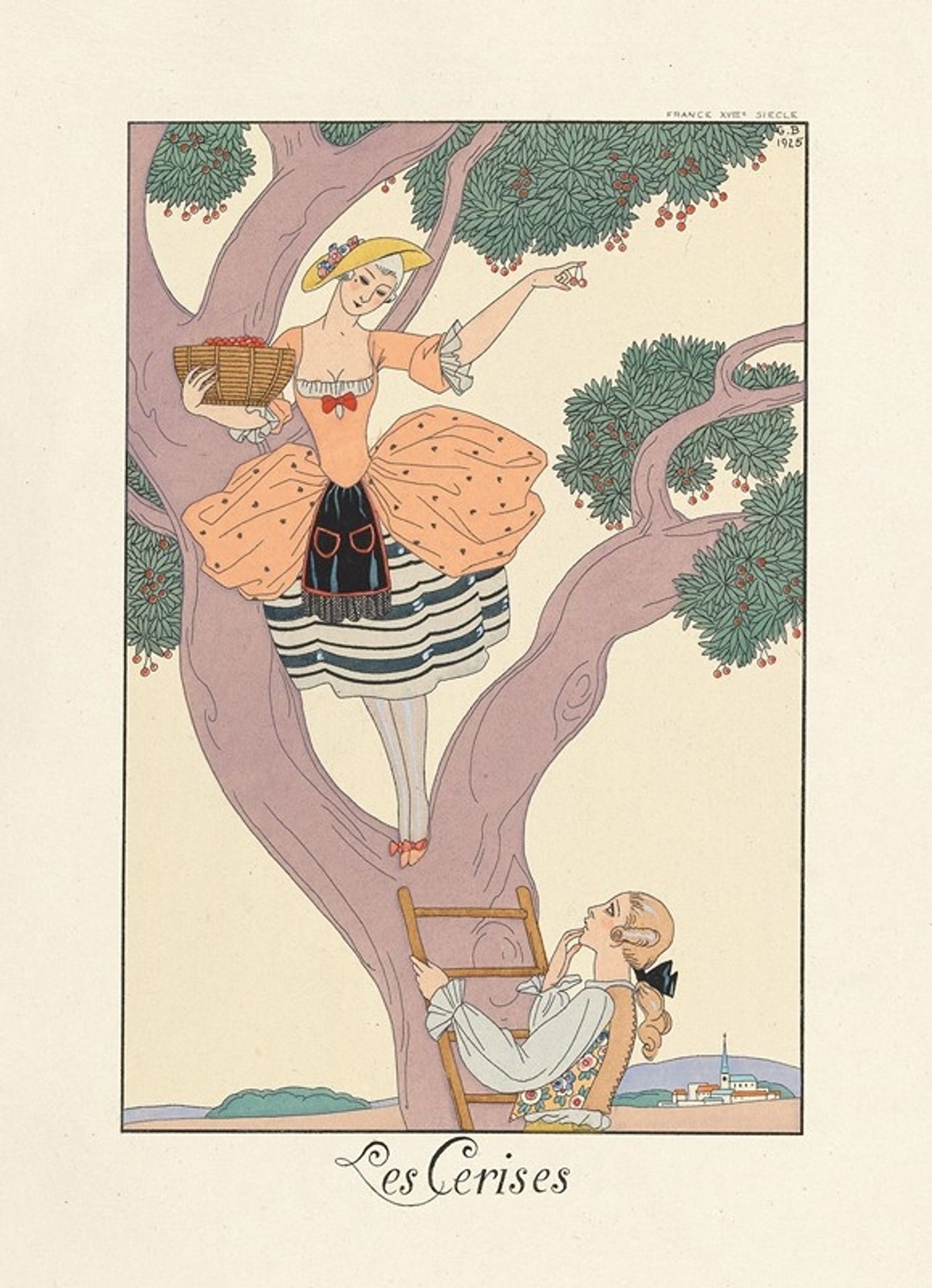 Les Cerises by George Barbier
