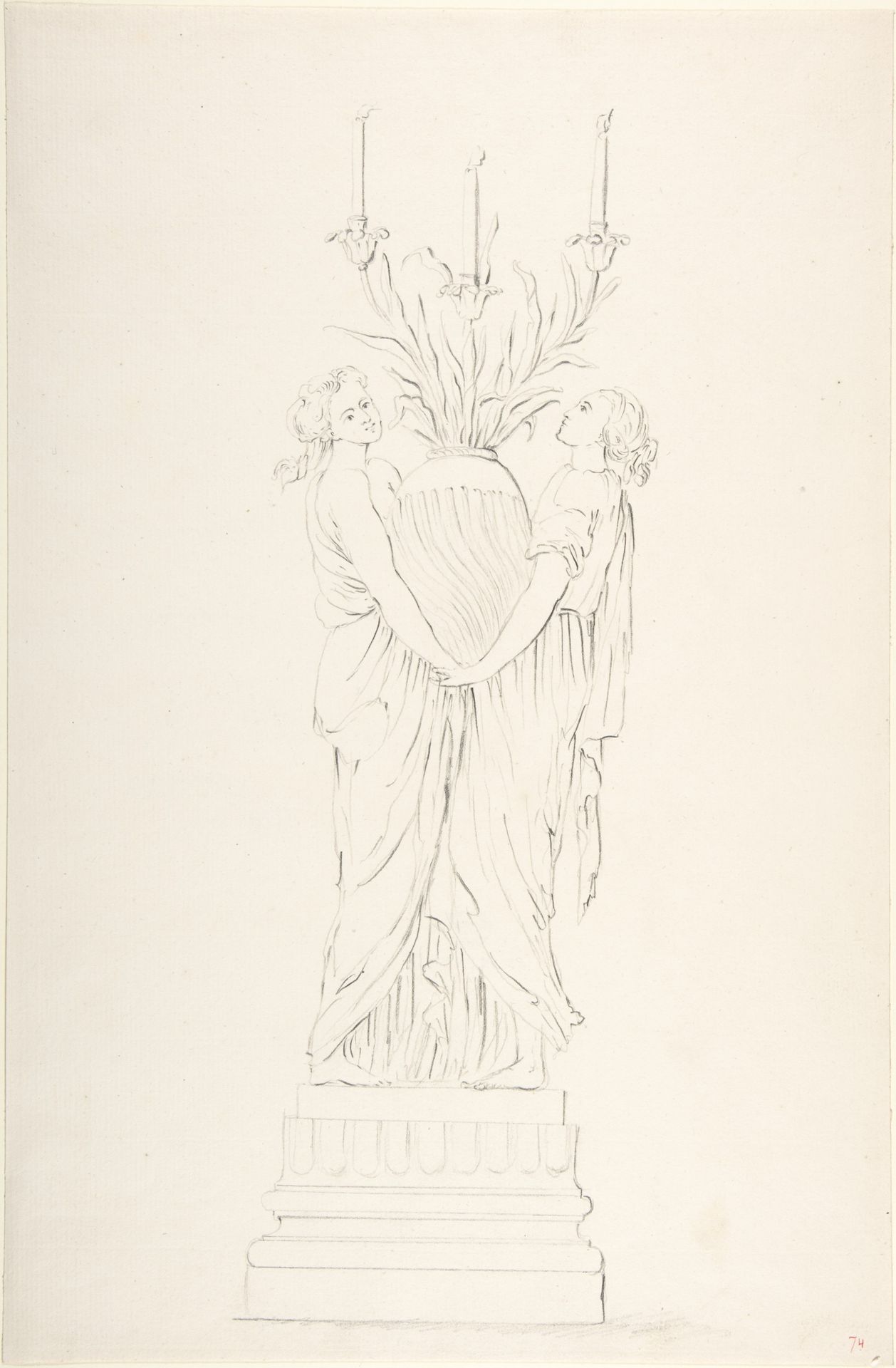 Design for a Candelabra by Anonymous