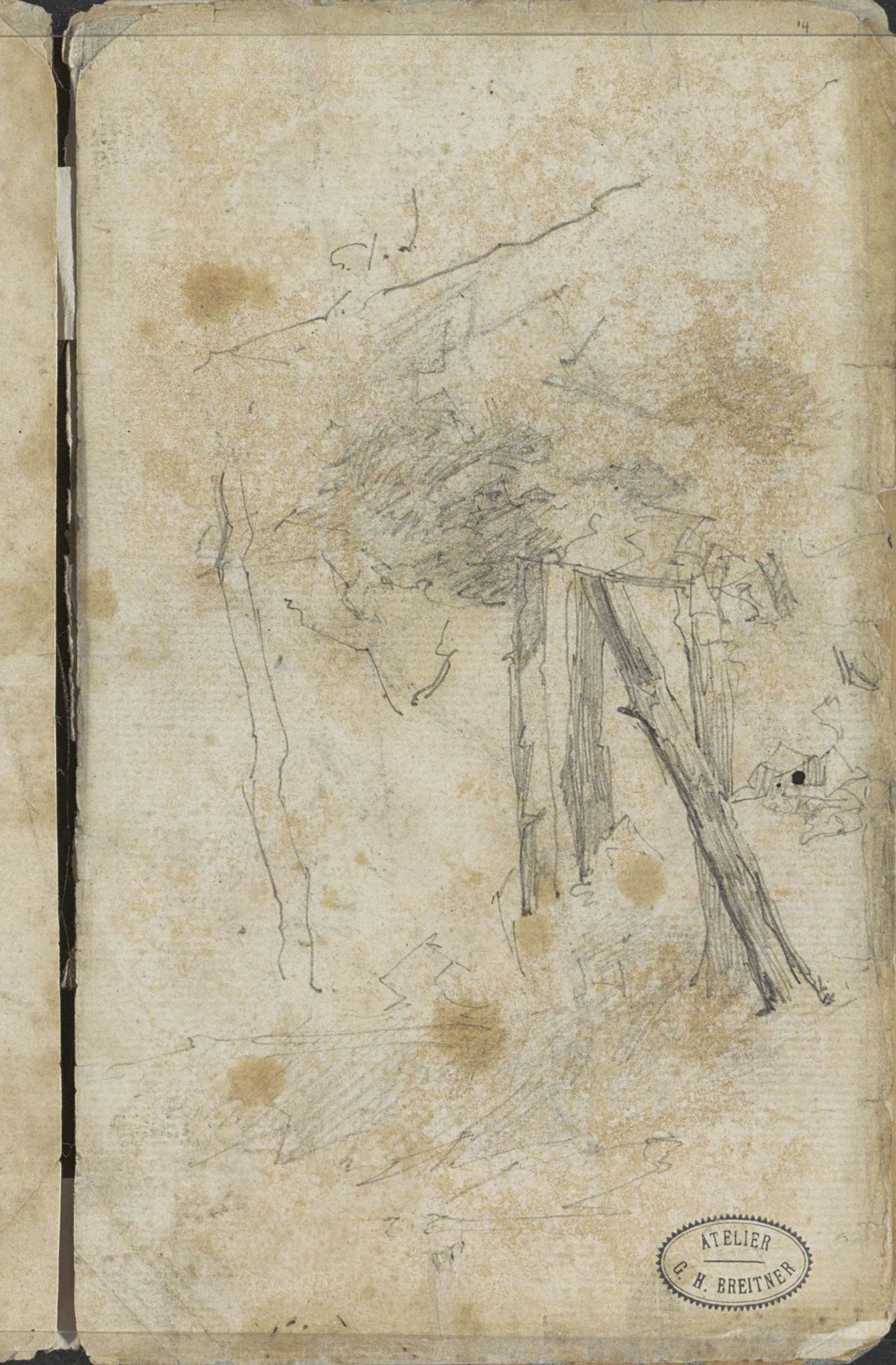 Bomen by George Hendrik Breitner