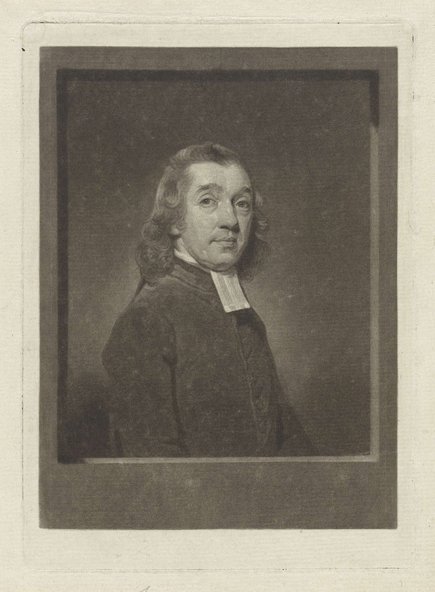 Portret van de dichter en predikant Matthias Jorissen by Charles Howard Hodges