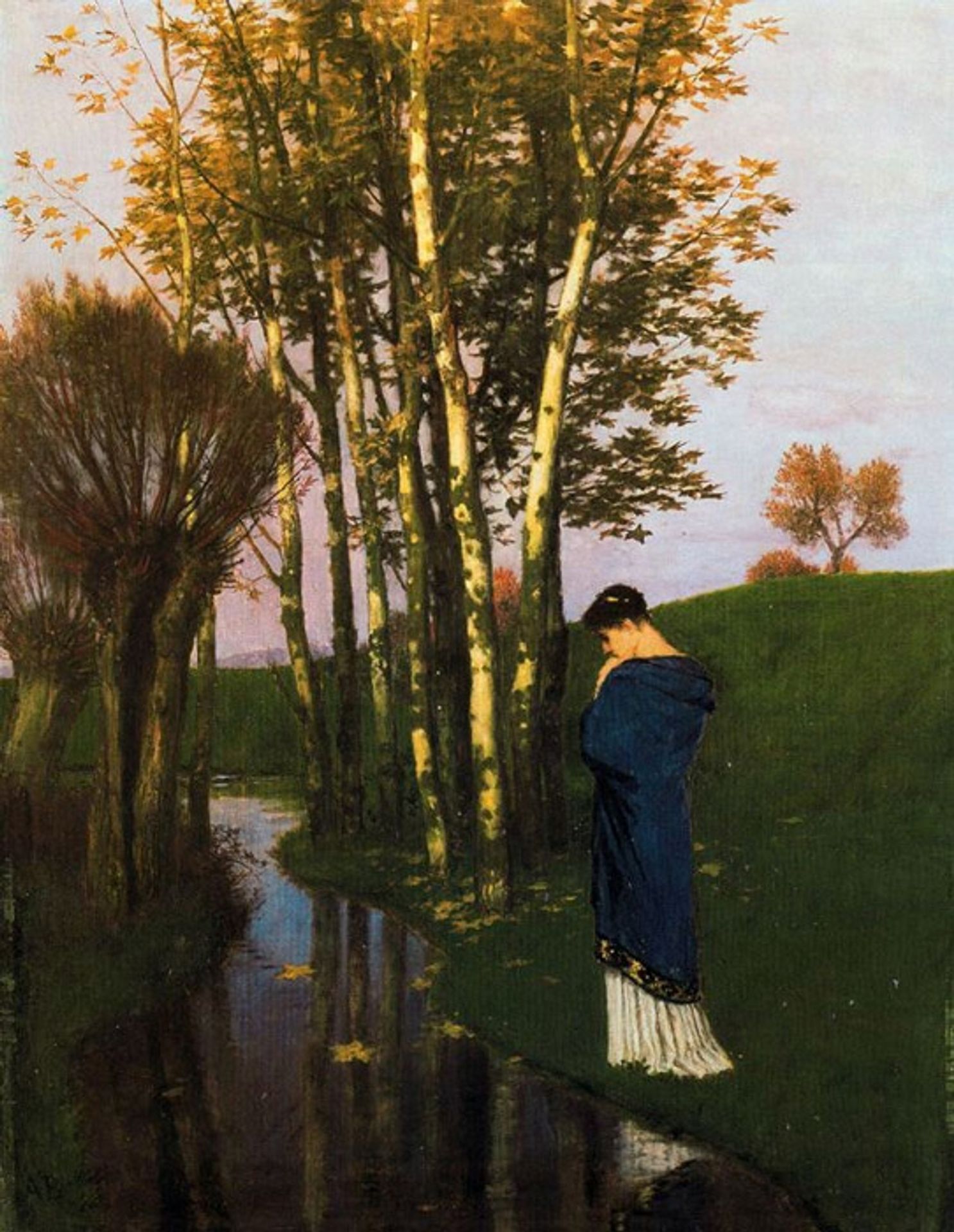 Autumn thoughts by Arnold Böcklin