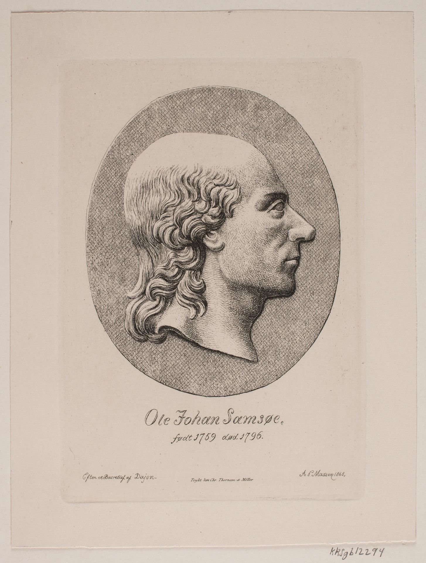 Ole Johan Samsøe by Madsen, A.P.