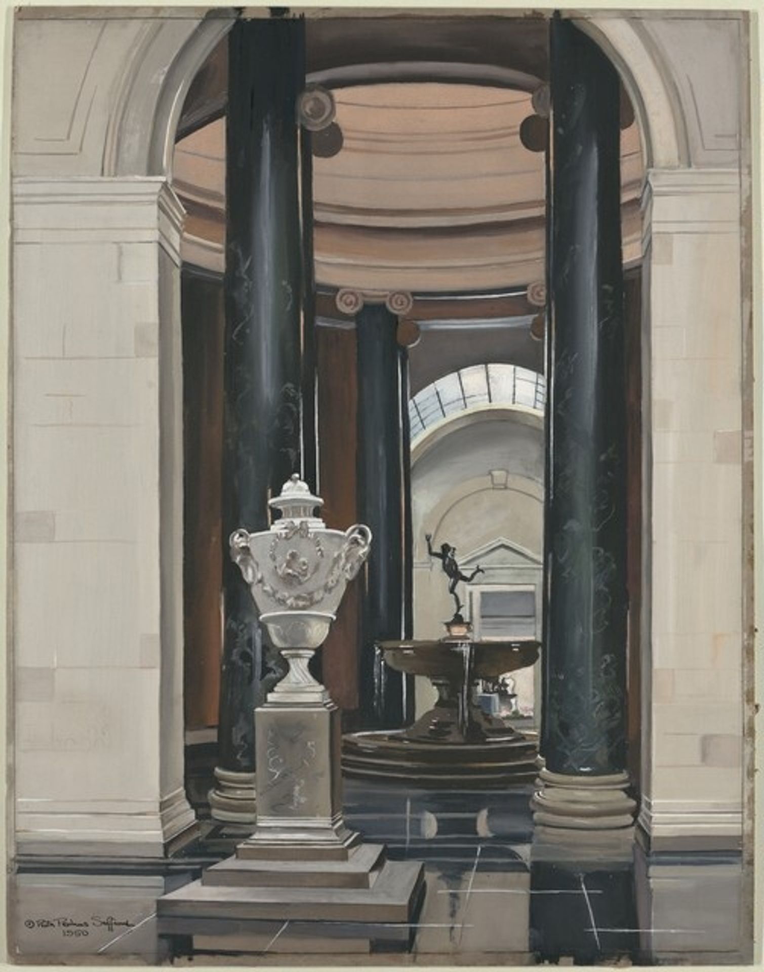 Rotunda, National Gallery of Art by Ruth Perkins Safford
