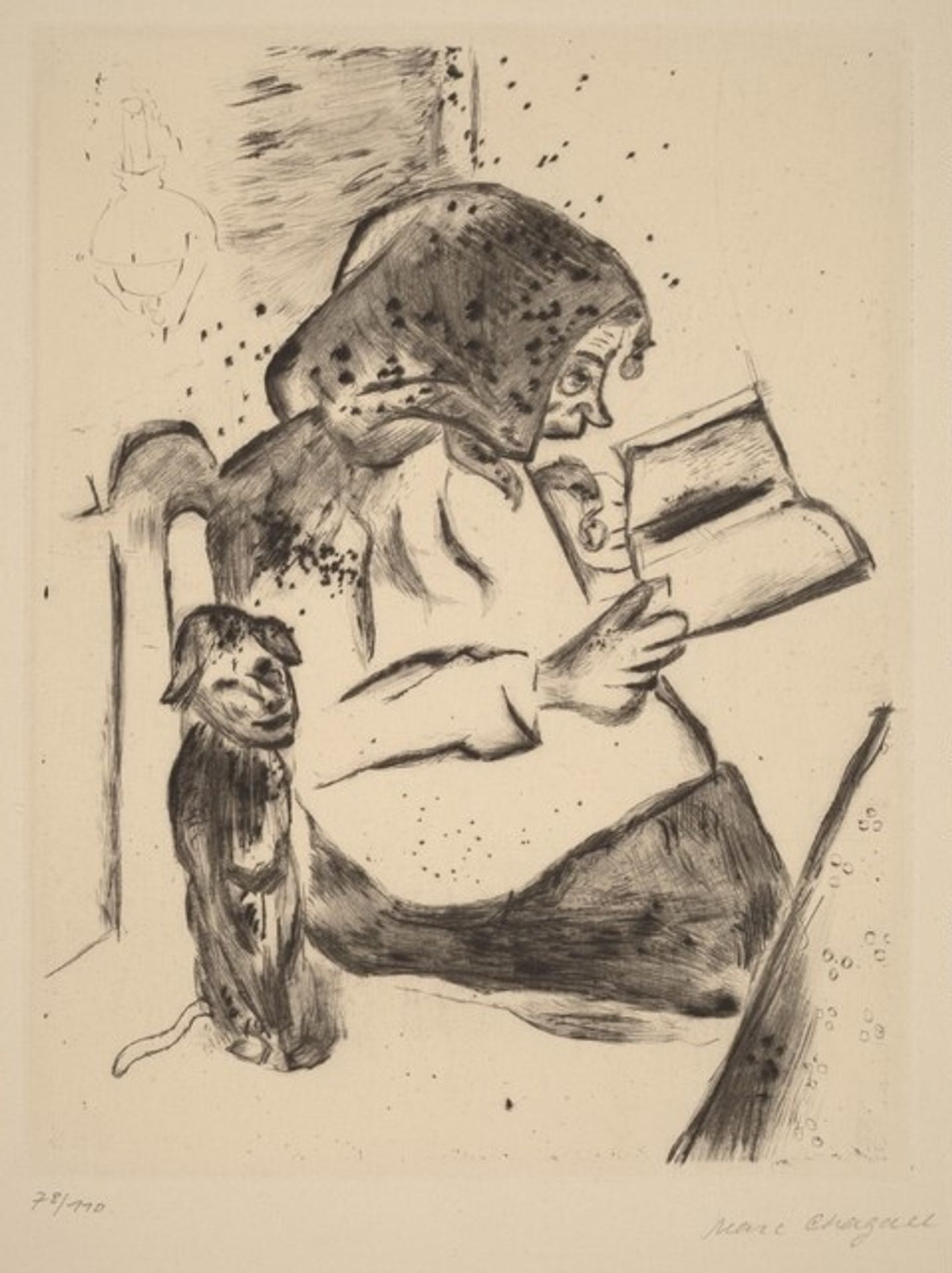 The Grandmother by Marc Chagall