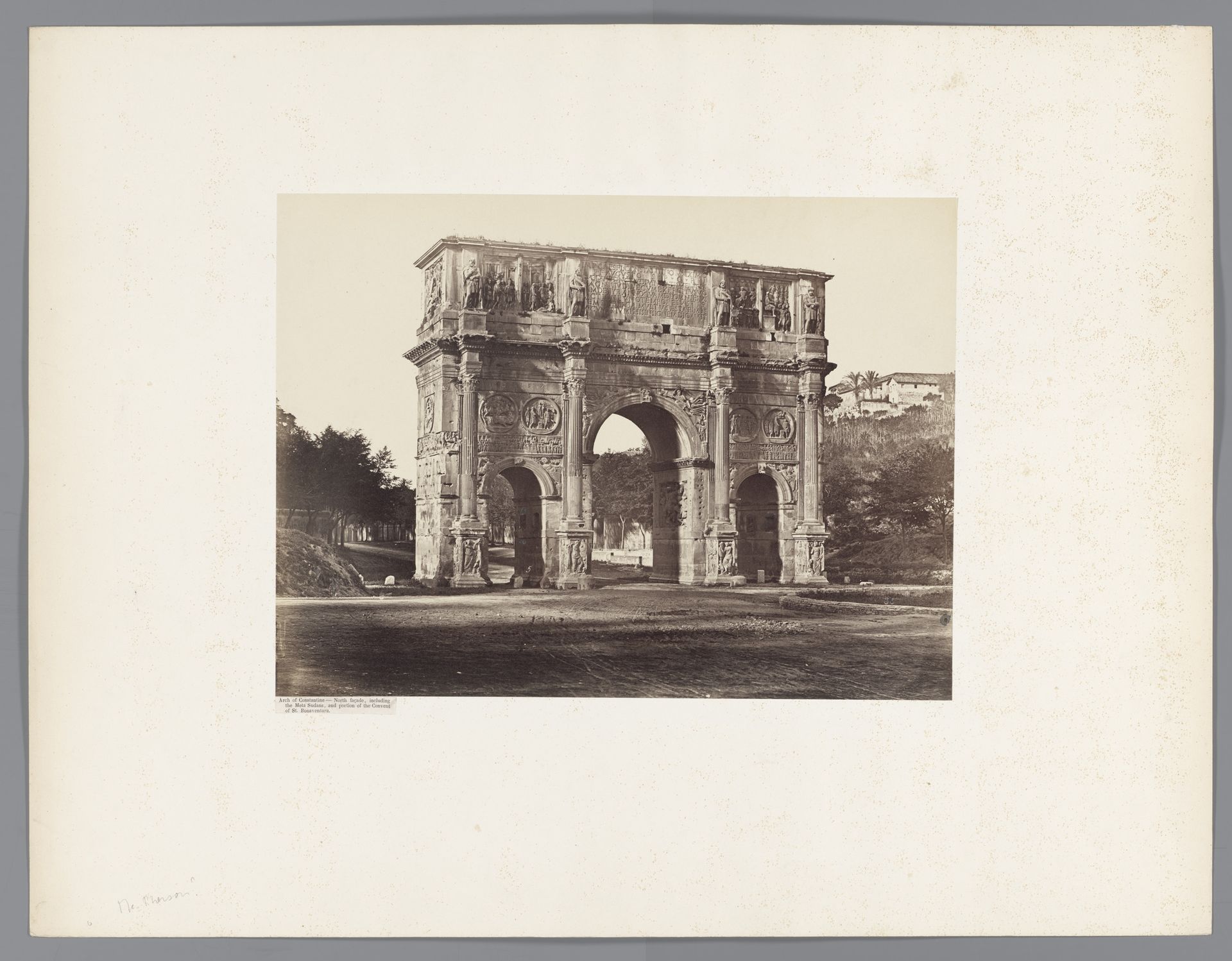 Boog van Constantijn, noordzijde, Rome by James Anderson