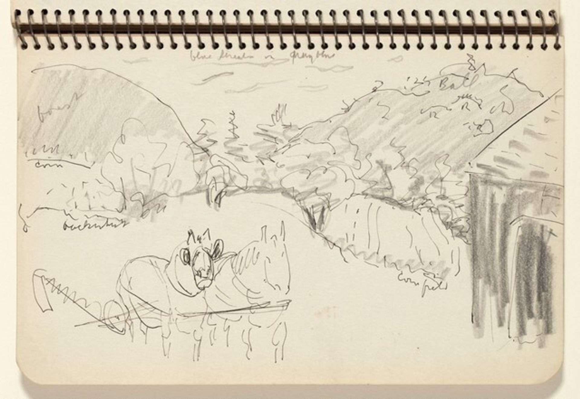 Vermont Farm by Milton Avery