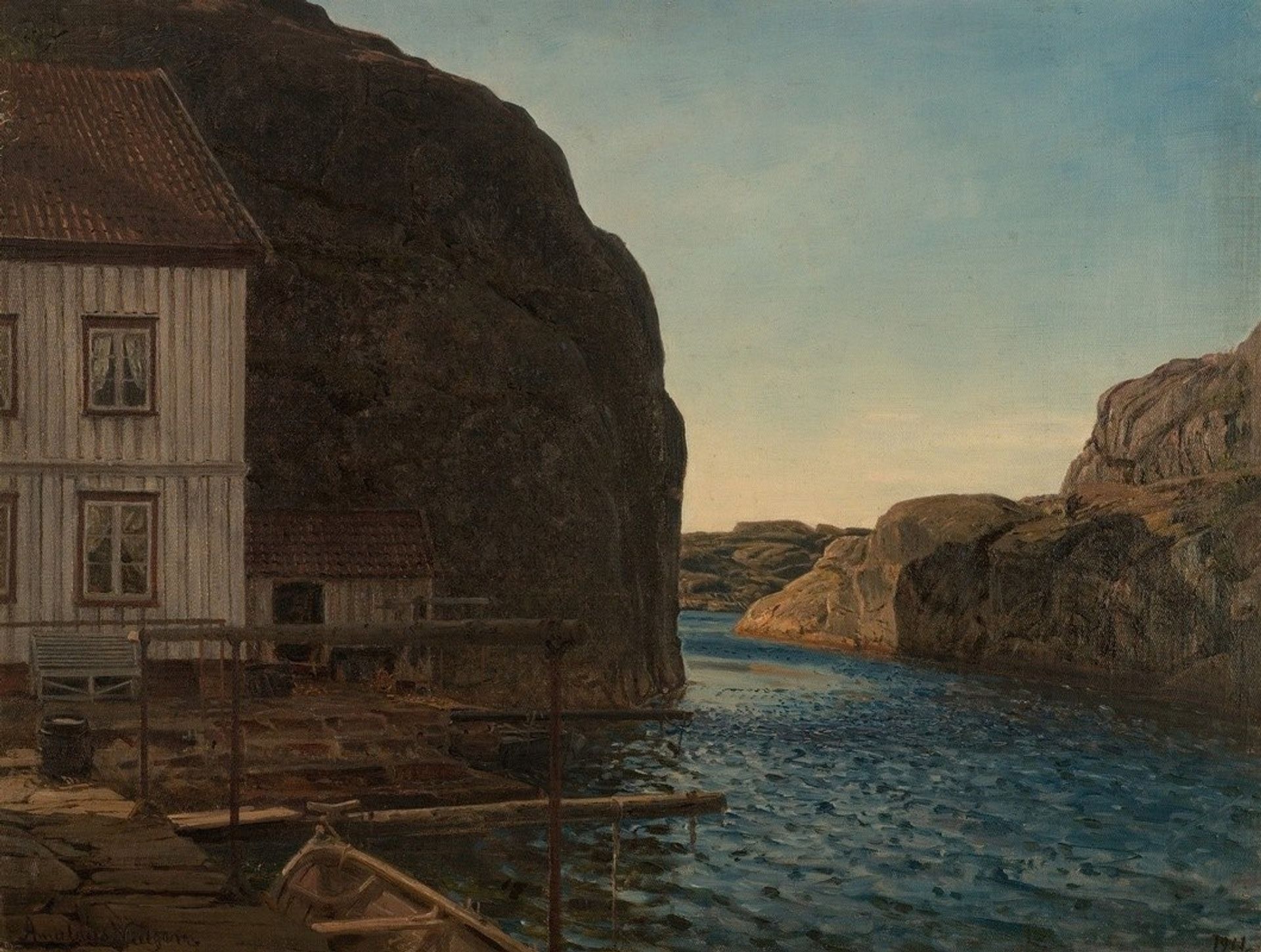 Olafsundet, Ny-Hellesund by Amaldus Nielsen