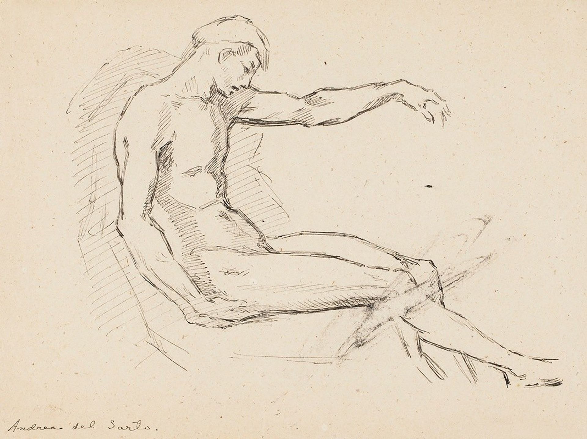 Mies, Andrea del Sarton mukaan by Helene Schjerfbeck