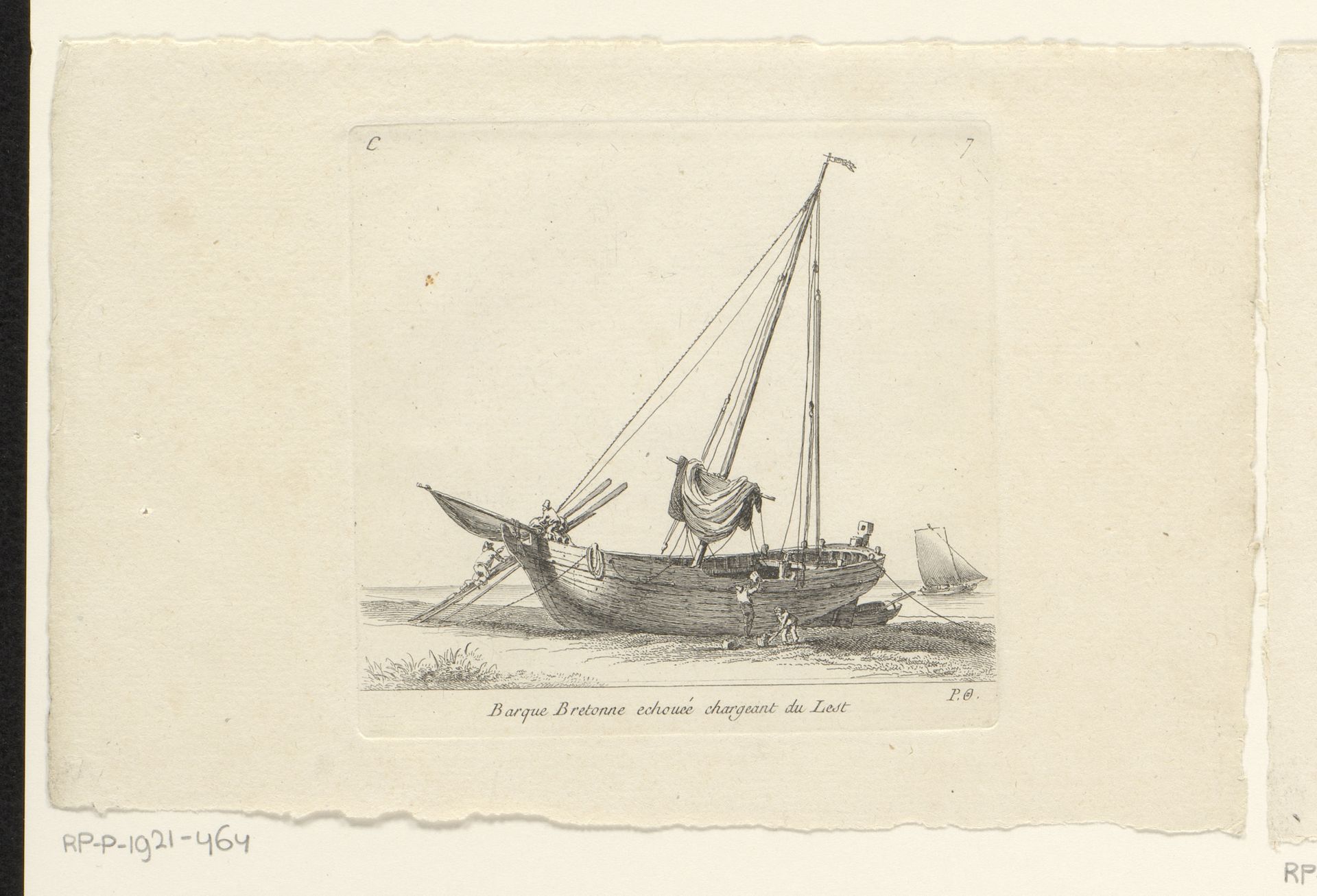 Inladen van een bark by Pierre Ozanne