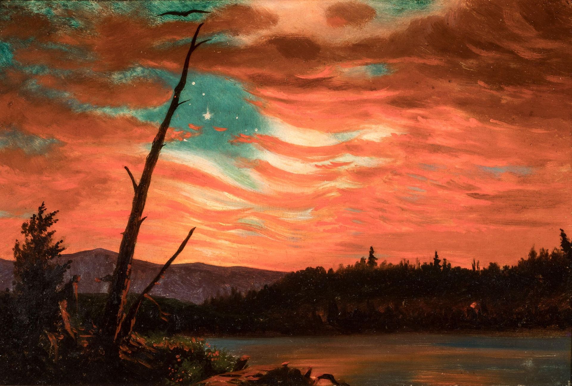 Our Banner in the Sky by Frederic Edwin Church