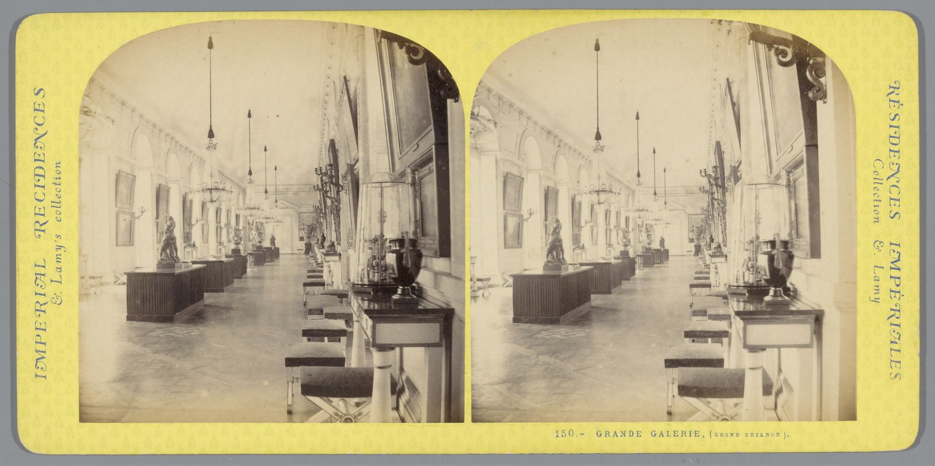 Galerie des Cotelle in het Grand Trianon by Ernest Eléonor Pierre Lamy