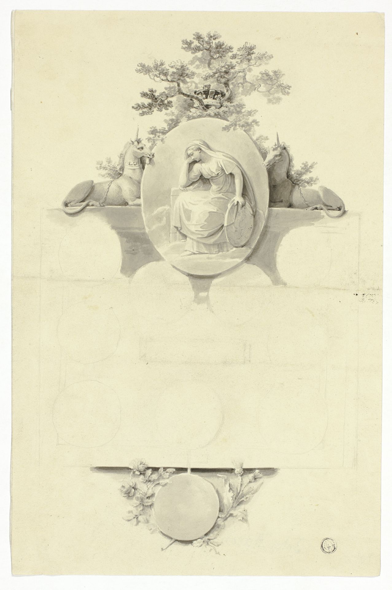 Tomb Monument and Detail by John Bacon the Elder