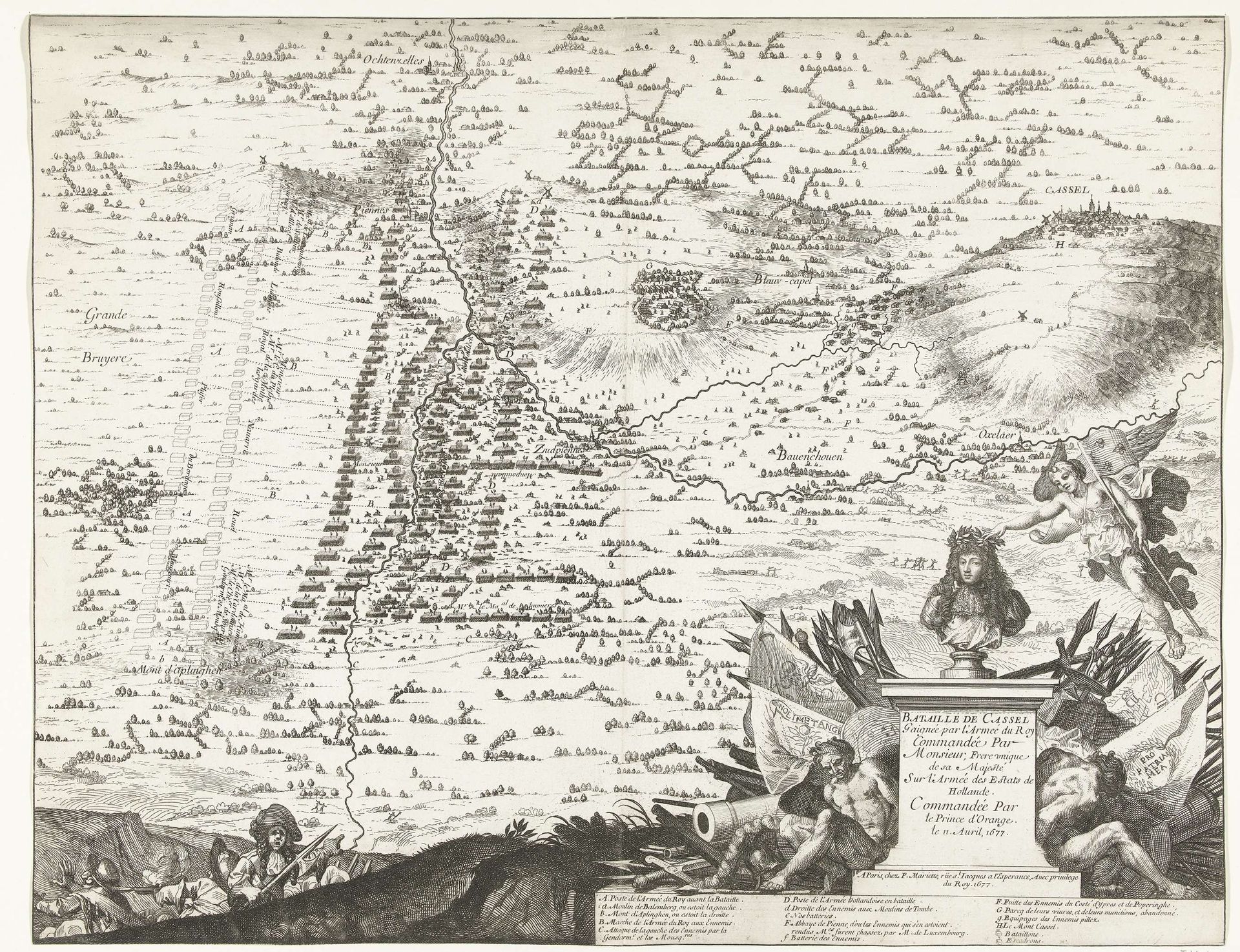 Slag bij Kassel, 1677 by Anonymous