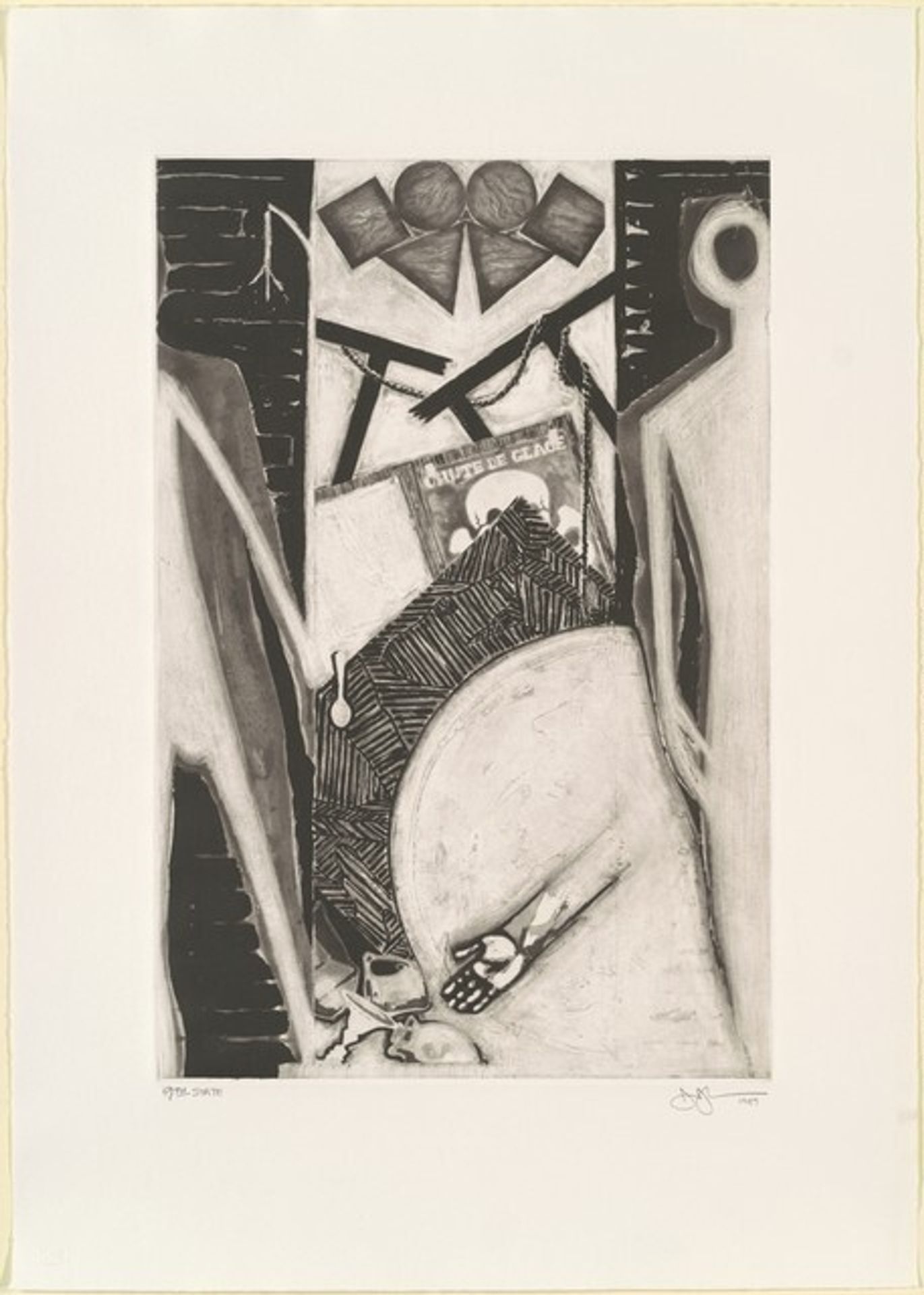 The Seasons [9th state (Fall)] by Jasper Johns