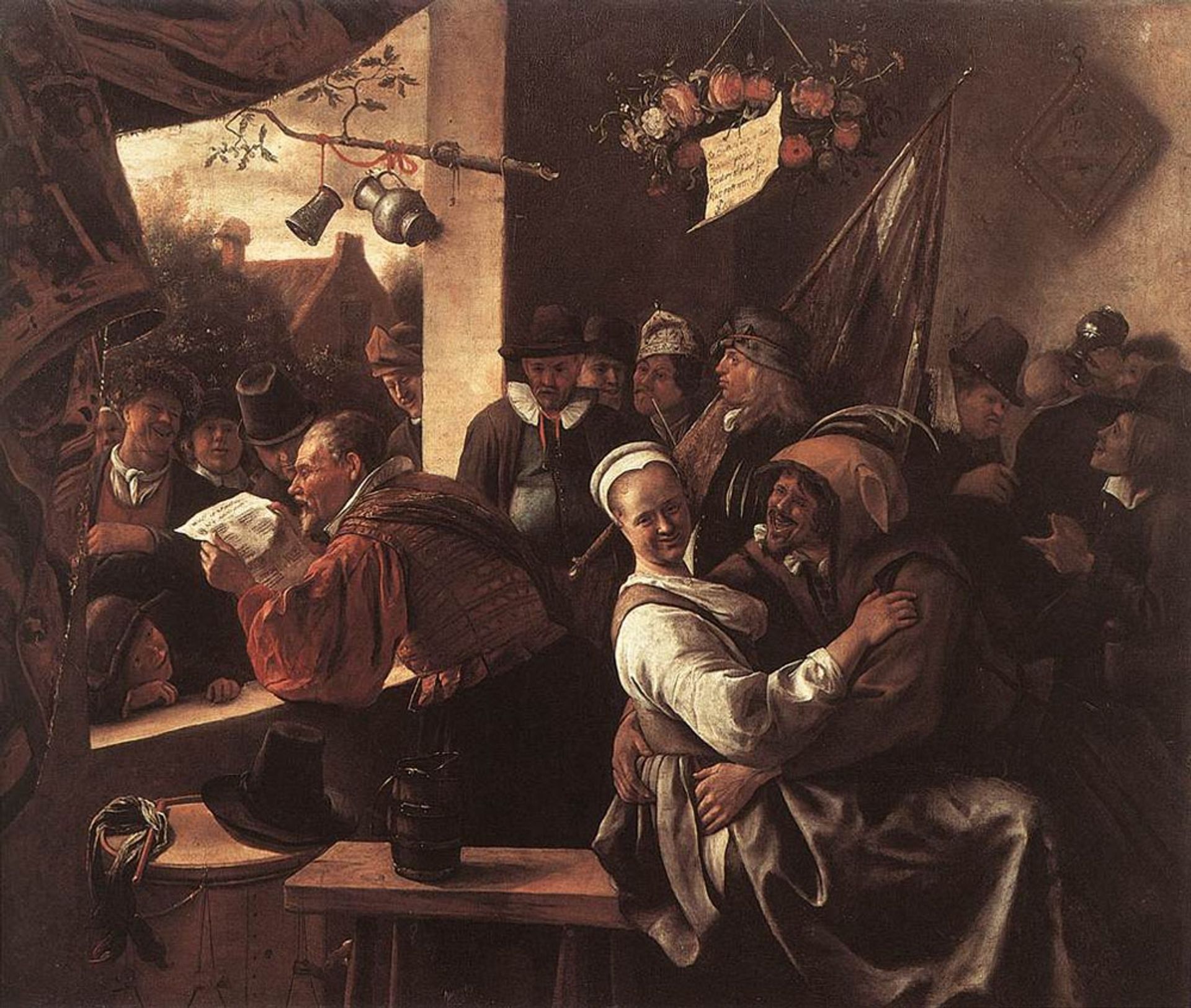 Rhetoricians by Jan Steen
