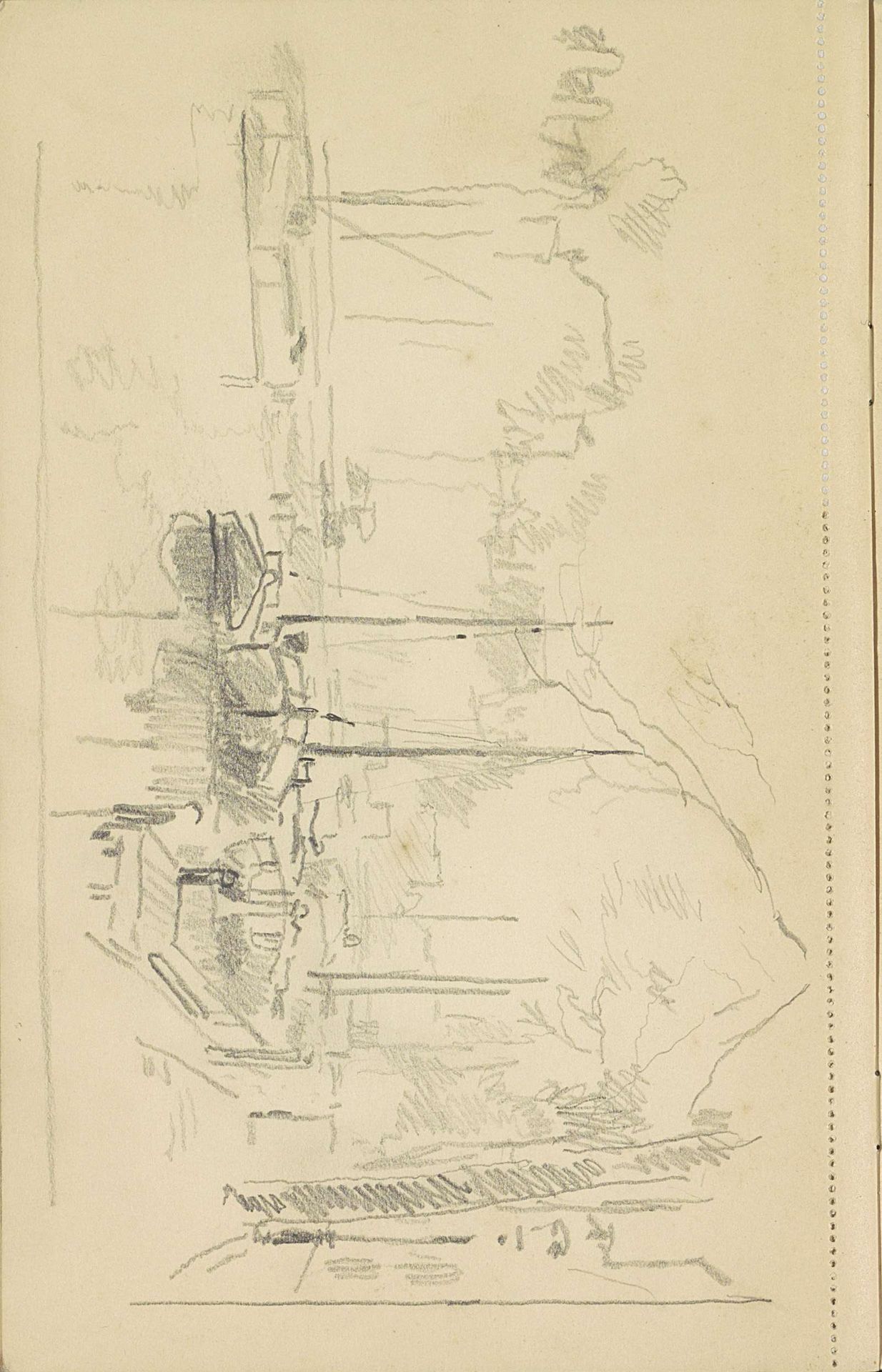 Zeilboten op een gracht by Cornelis Vreedenburgh