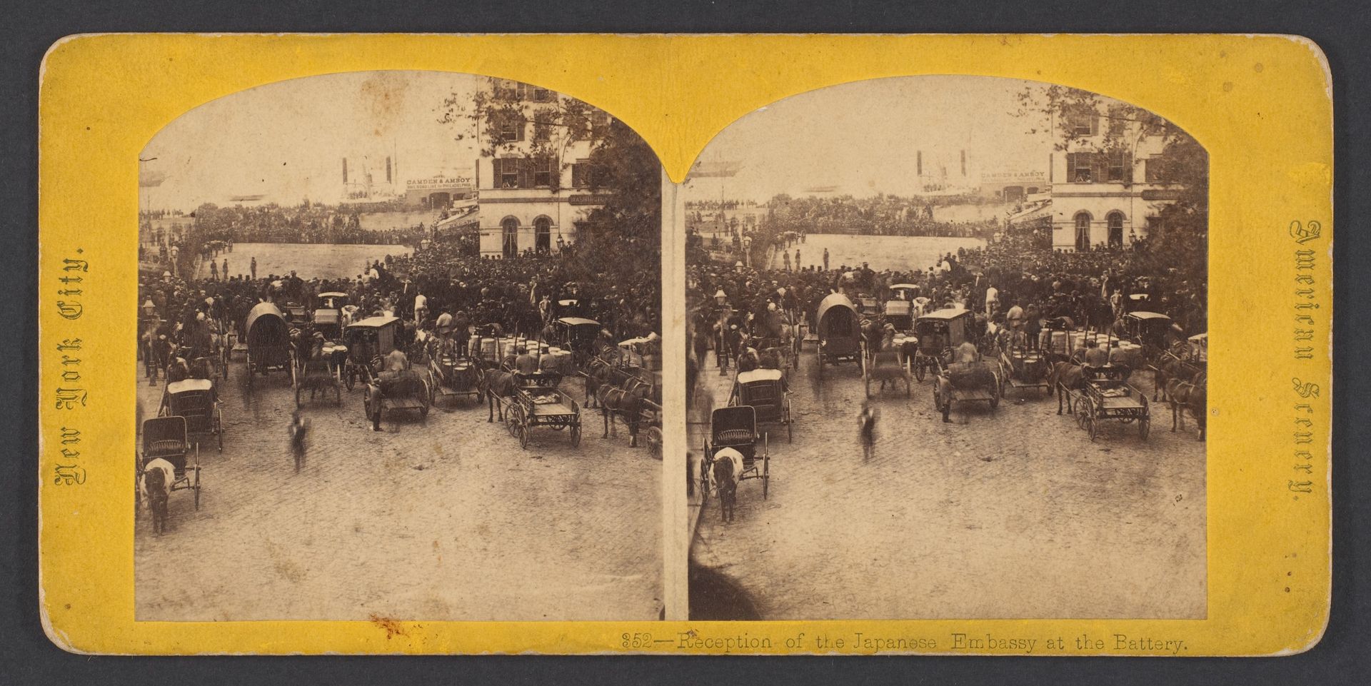 Reception of the Japanese Embassy at the Battery by George Stacy